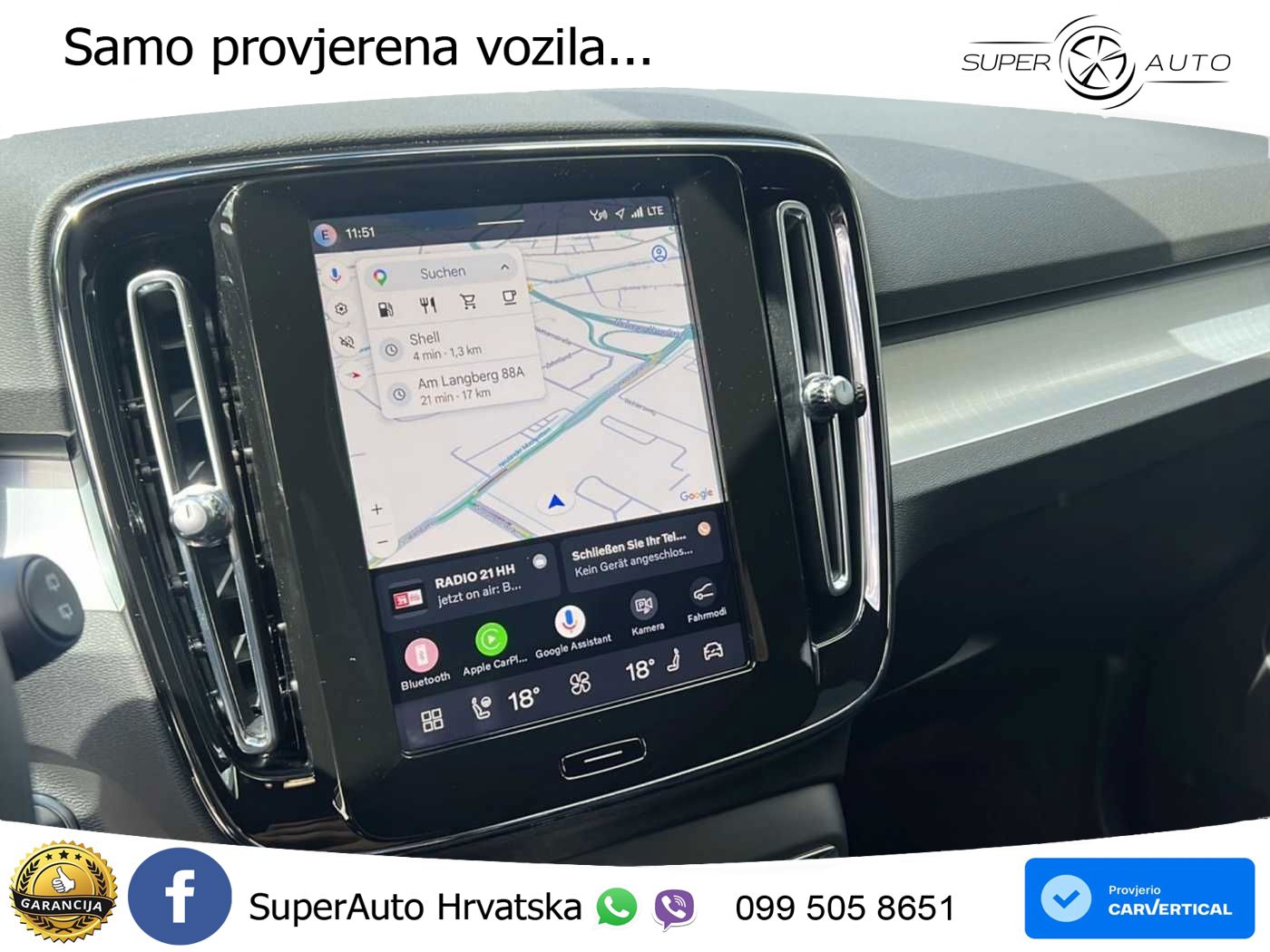 Volvo XC40 2.0 B4 AWD 197 KS Automatic LED+GR SJED+ACC