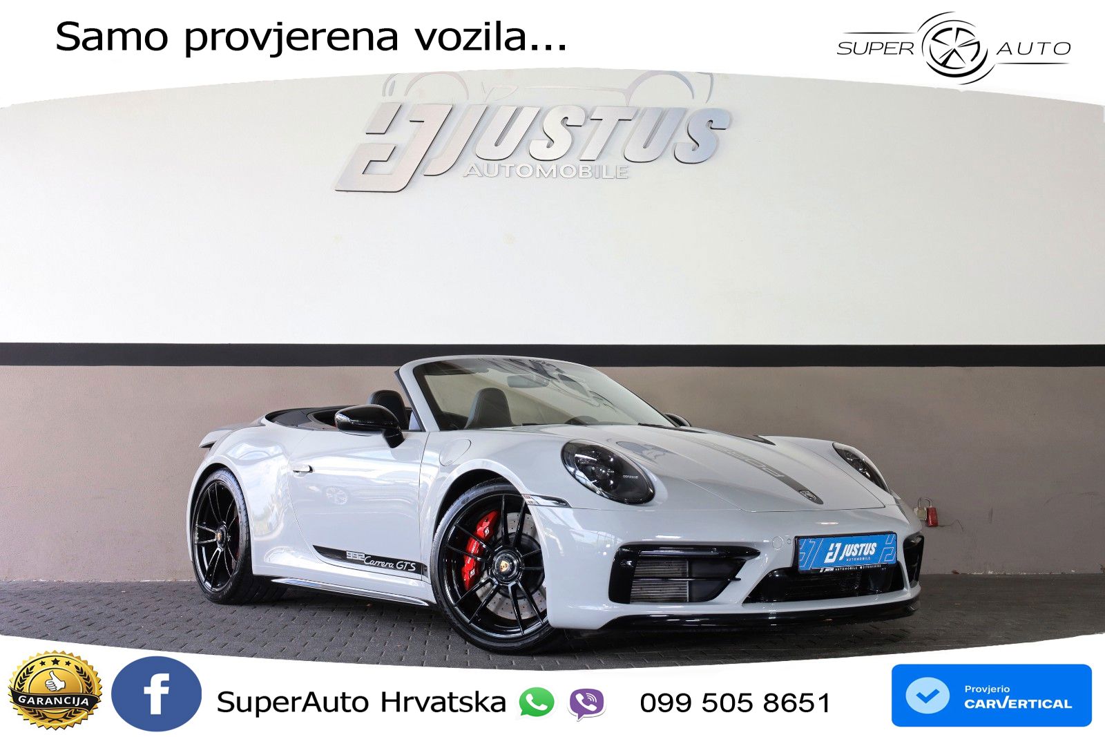 Porsche 911 Carrera GTS Cabriolet 3.0 (480 KS) PDK