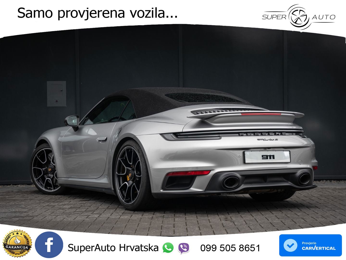 Porsche 911 Turbo S Cabriolet 3.8 (650 KS) PDK LED+GR SJED+ACC