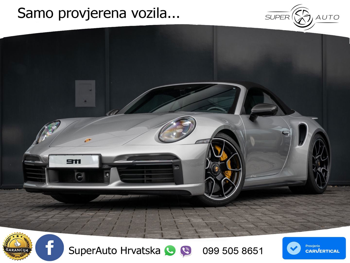 Porsche 911 Turbo S Cabriolet 3.8 (650 KS) PDK LED+GR SJED+ACC
