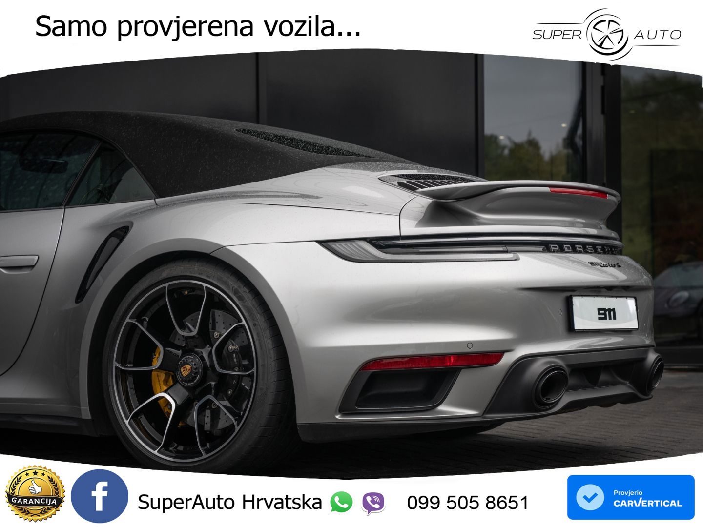 Porsche 911 Turbo S Cabriolet 3.8 (650 KS) PDK LED+GR SJED+ACC