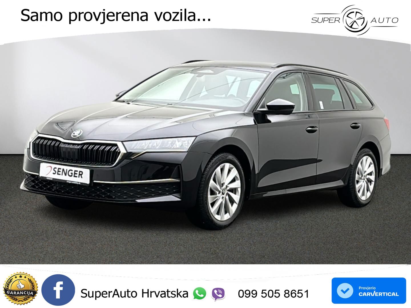 Škoda Octavia Combi 2.0 TDI (150 KS) DSG Selection LED+GR SJED+ACC