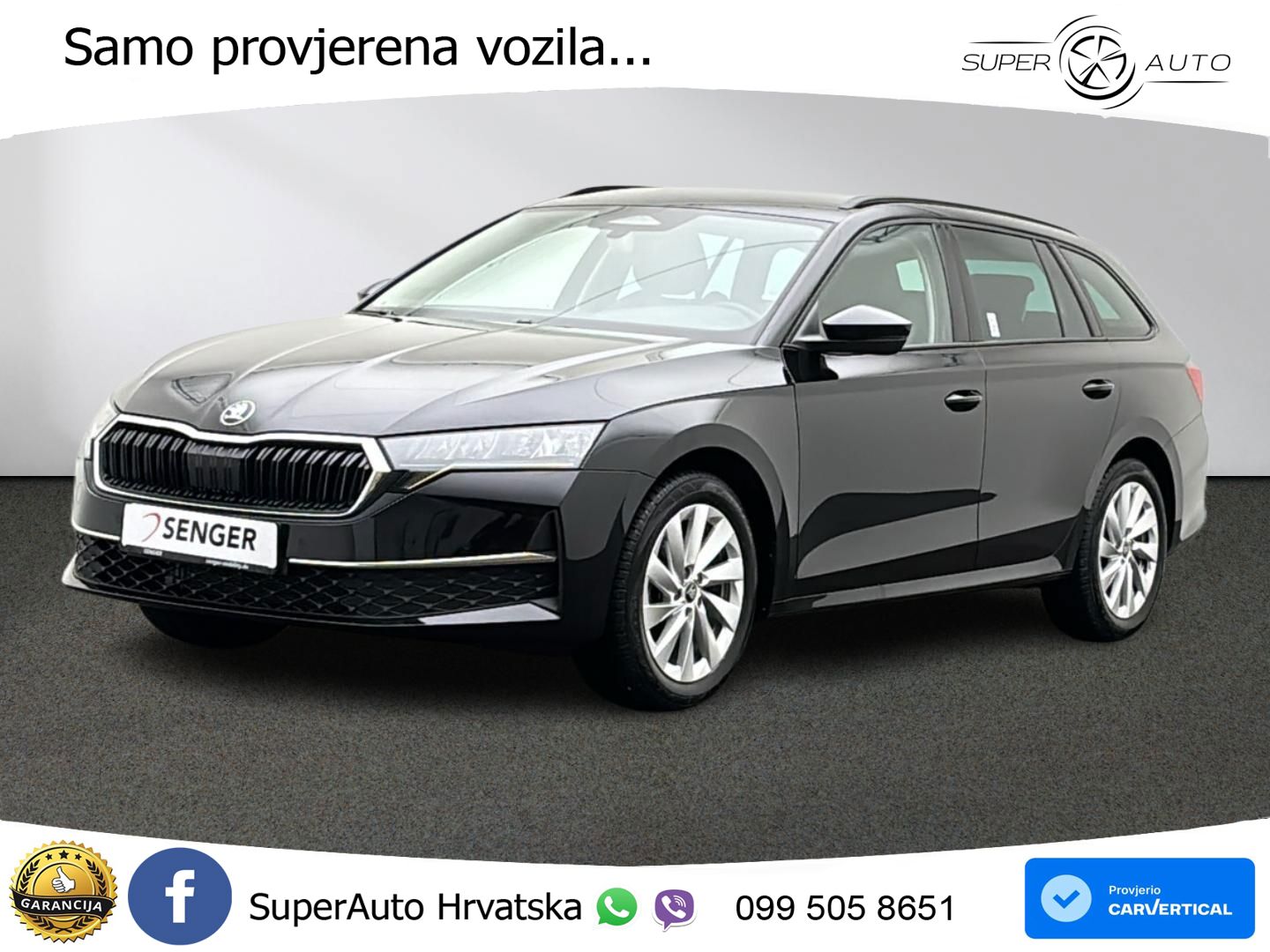 Škoda Octavia Combi 2.0 TDI (150 KS) DSG Selection LED+GR SJED+ACC