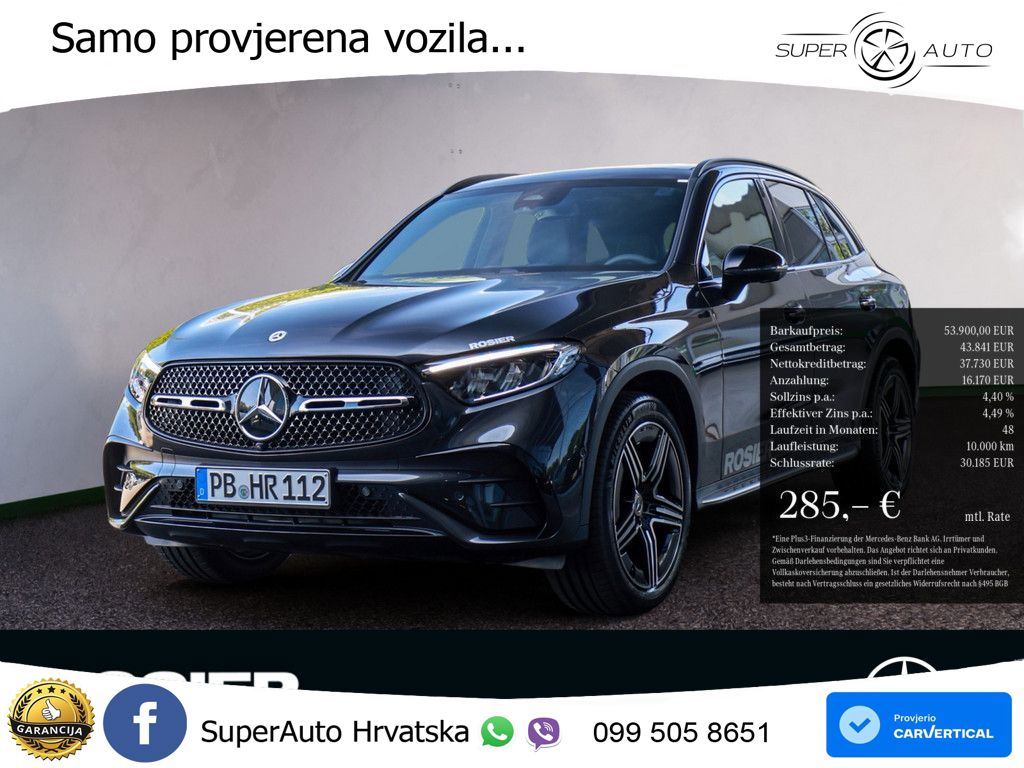 Mercedes GLC 200d (163 KS) 4MATIC 9G-TRONIC AMG LED+GR SJED+ACC