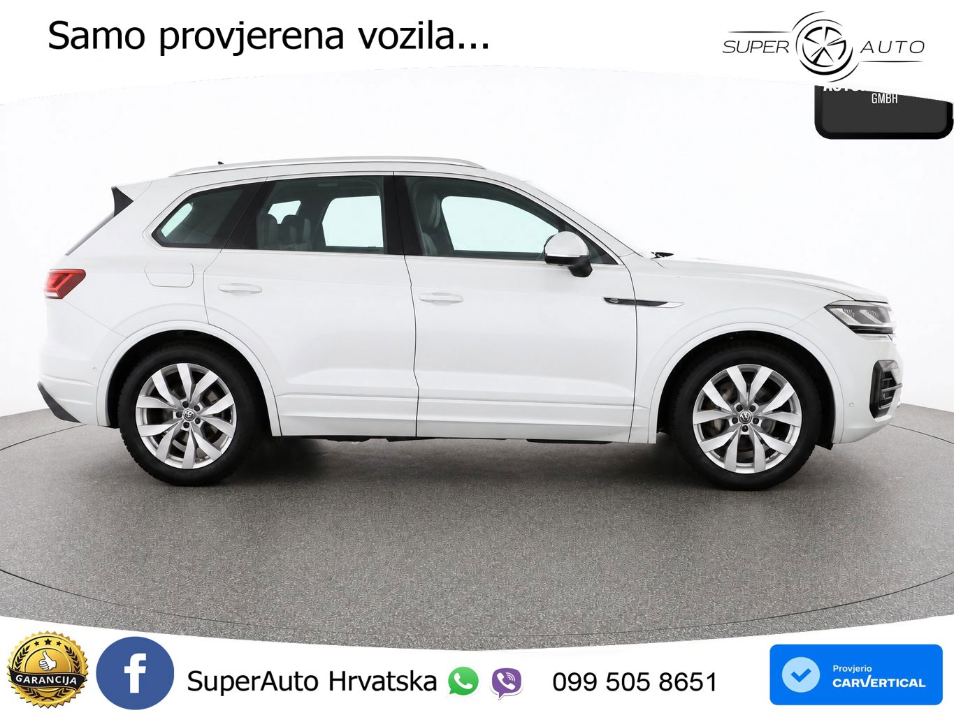 Volkswagen Touareg 3.0 V6 TDI (231 KS) 4MOTION Tiptronic R-Line ZRAČNI+ACC+GR SJED+KAM+PANO