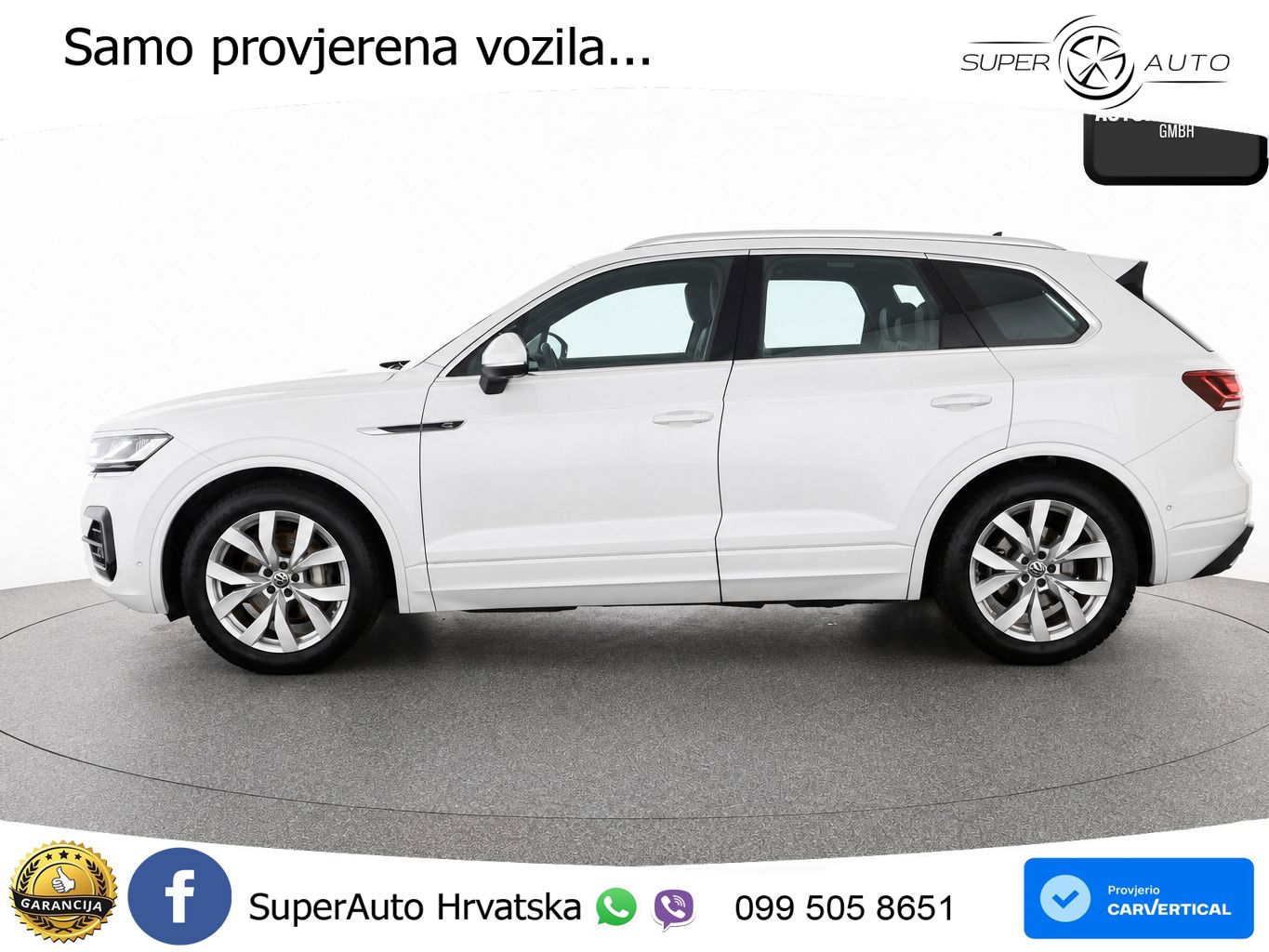 Volkswagen Touareg 3.0 V6 TDI (231 KS) 4MOTION Tiptronic R-Line ZRAČNI+ACC+GR SJED+KAM+PANO
