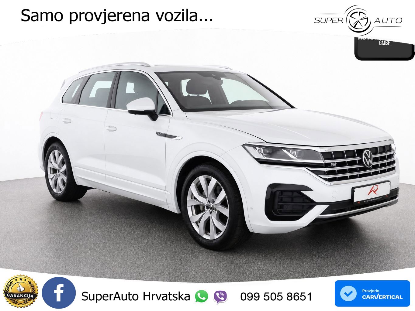 Volkswagen Touareg 3.0 V6 TDI (231 KS) 4MOTION Tiptronic R-Line ZRAČNI+ACC+GR SJED+KAM+PANO