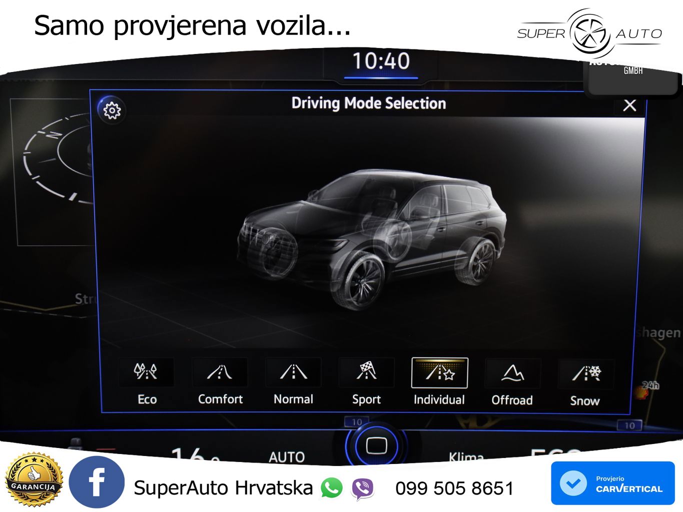 Volkswagen Touareg 3.0 V6 TDI (231 KS) 4MOTION Tiptronic R-Line ZRAČNI+ACC+GR SJED+KAM+PANO