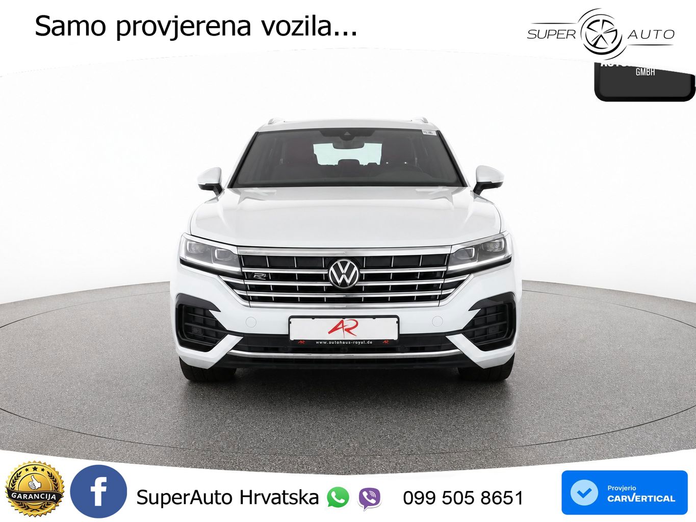 Volkswagen Touareg 3.0 V6 TDI (231 KS) 4MOTION Tiptronic R-Line ZRAČNI+ACC+GR SJED+KAM+PANO