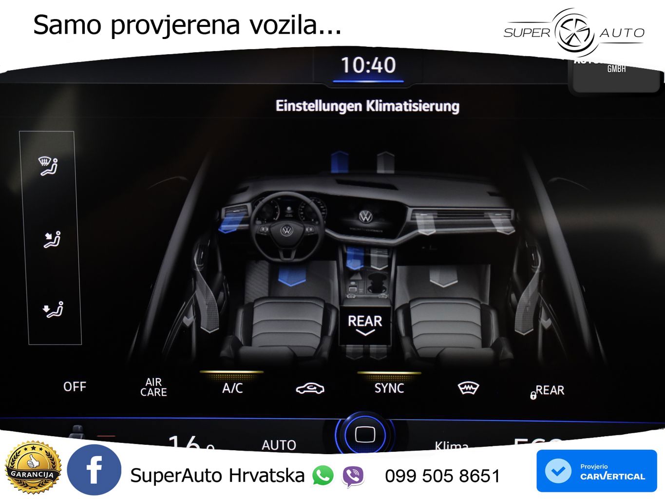 Volkswagen Touareg 3.0 V6 TDI (231 KS) 4MOTION Tiptronic R-Line ZRAČNI+ACC+GR SJED+KAM+PANO