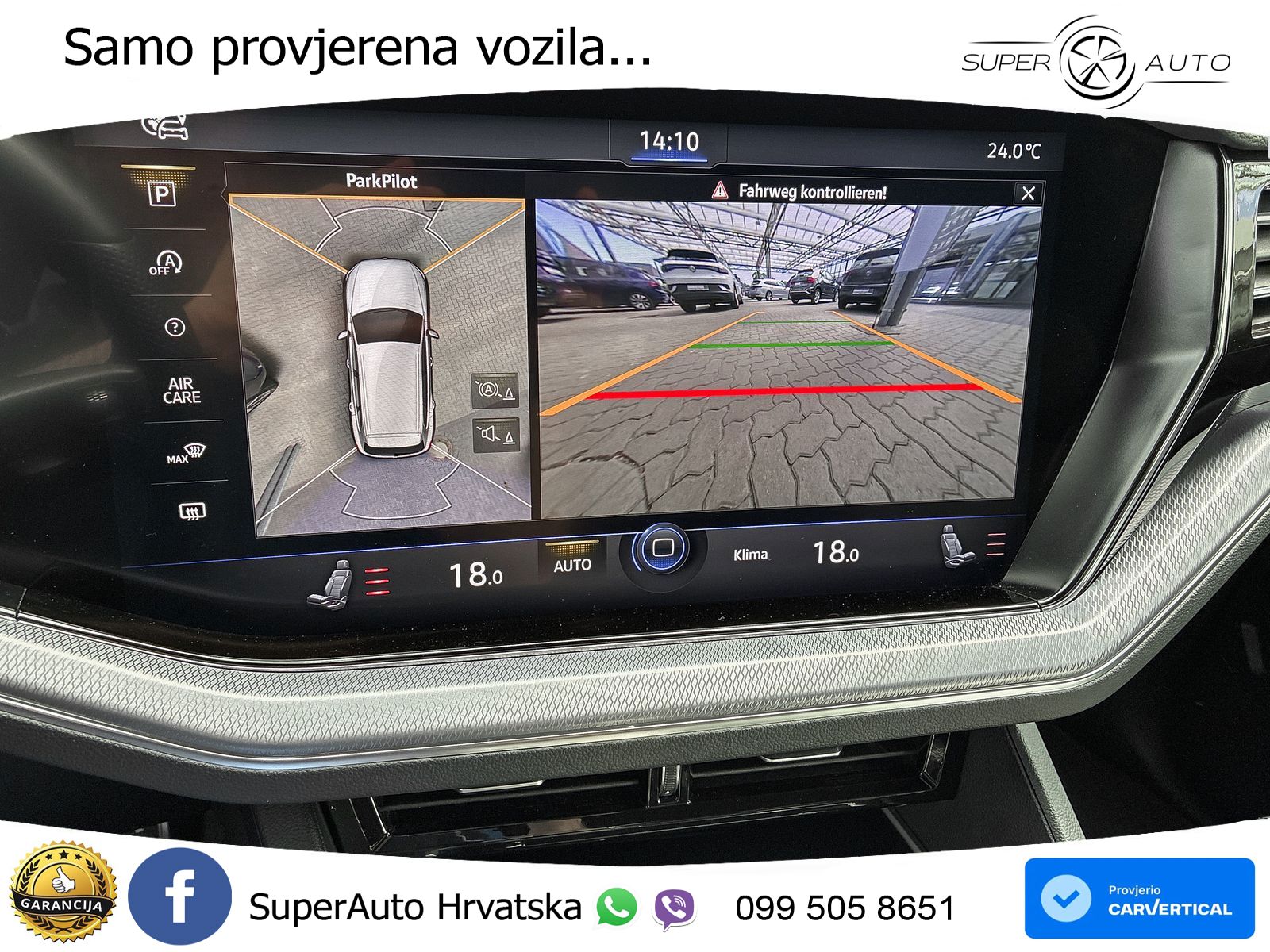 Volkswagen Touareg 3.0 V6 TDI (231 KS) 4MOTION Tiptronic R-Line ZRAČNI+ACC+GR SJED+KAM