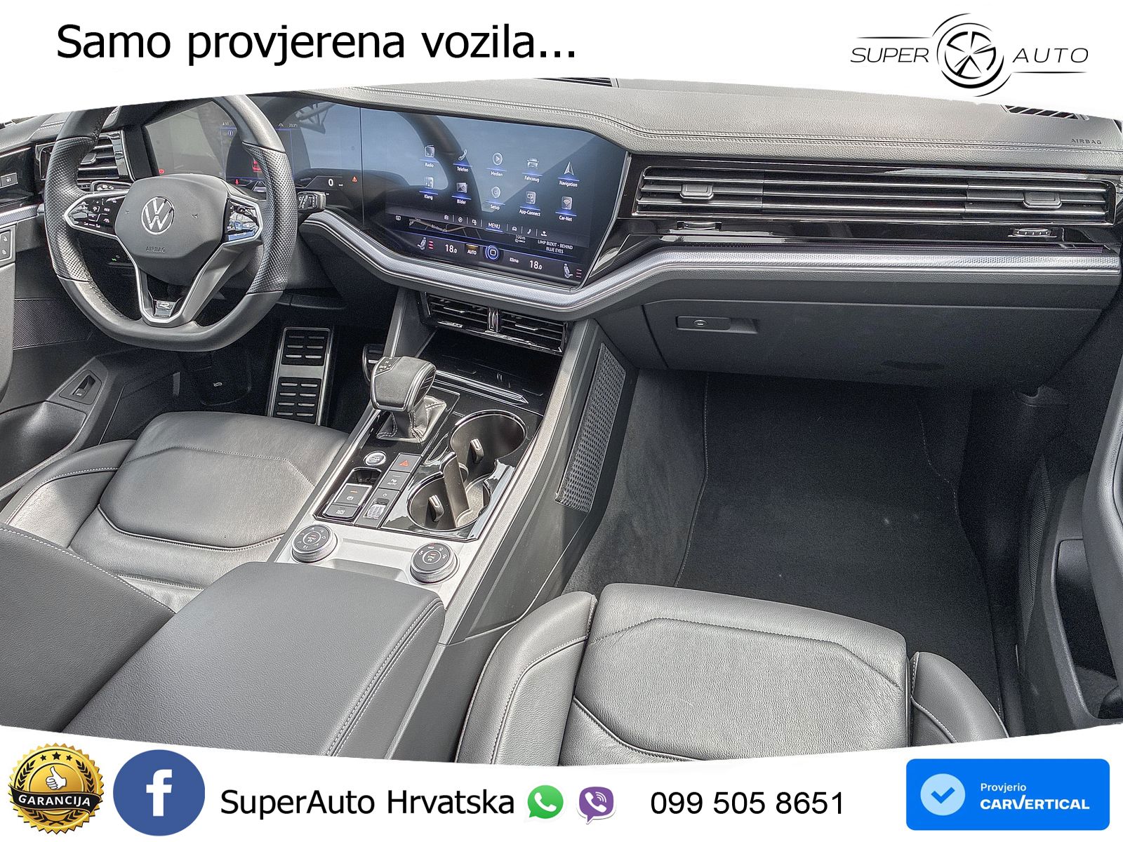 Volkswagen Touareg 3.0 V6 TDI (231 KS) 4MOTION Tiptronic R-Line ZRAČNI+ACC+GR SJED+KAM