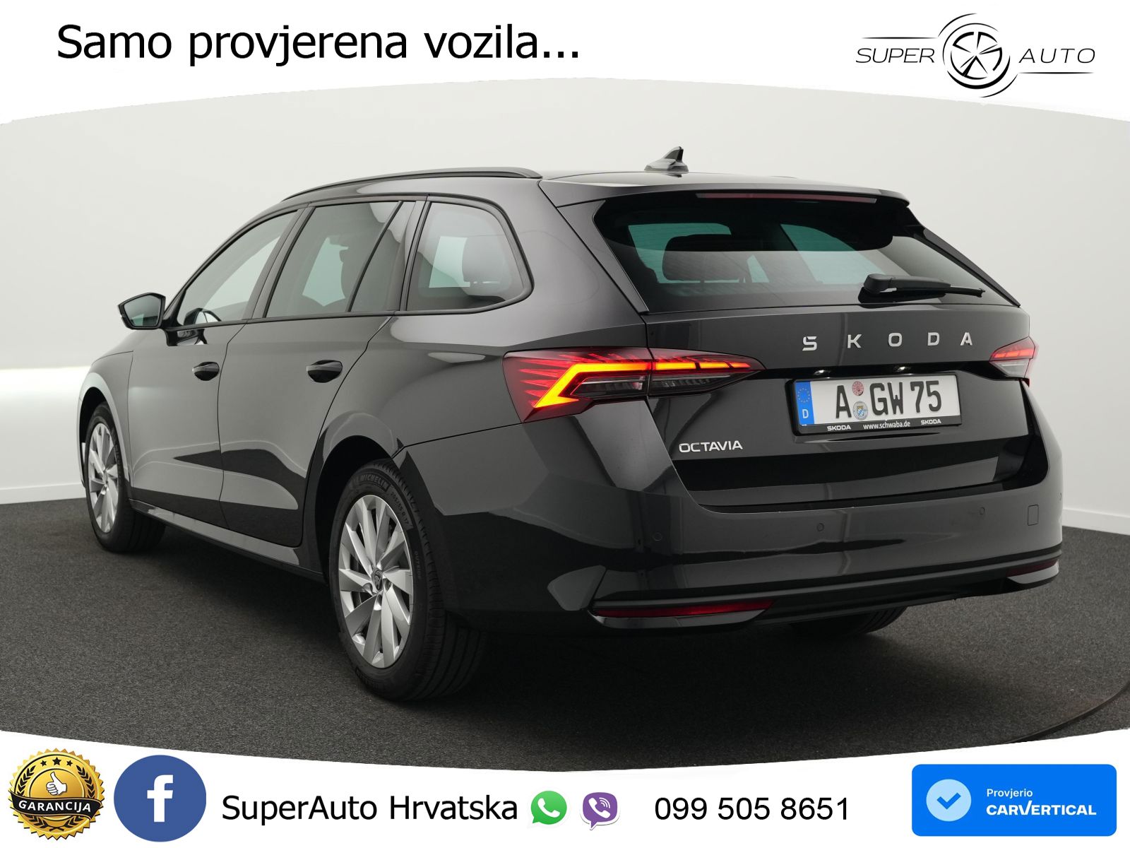 Škoda Octavia Combi 2.0 TDI (150 KS) DSG Selection LED+GR SJED+ACC