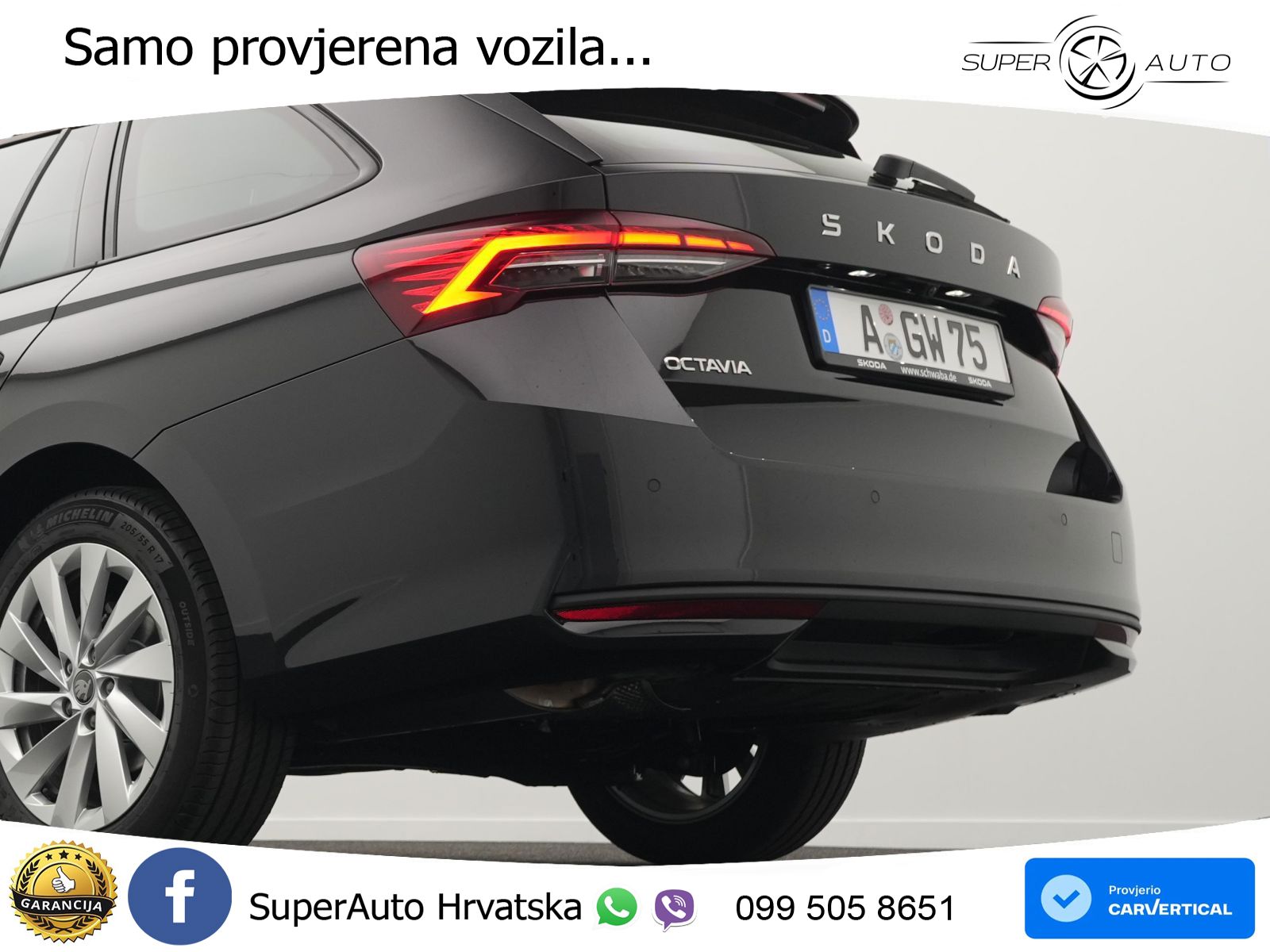 Škoda Octavia Combi 2.0 TDI (150 KS) DSG Selection LED+GR SJED+ACC