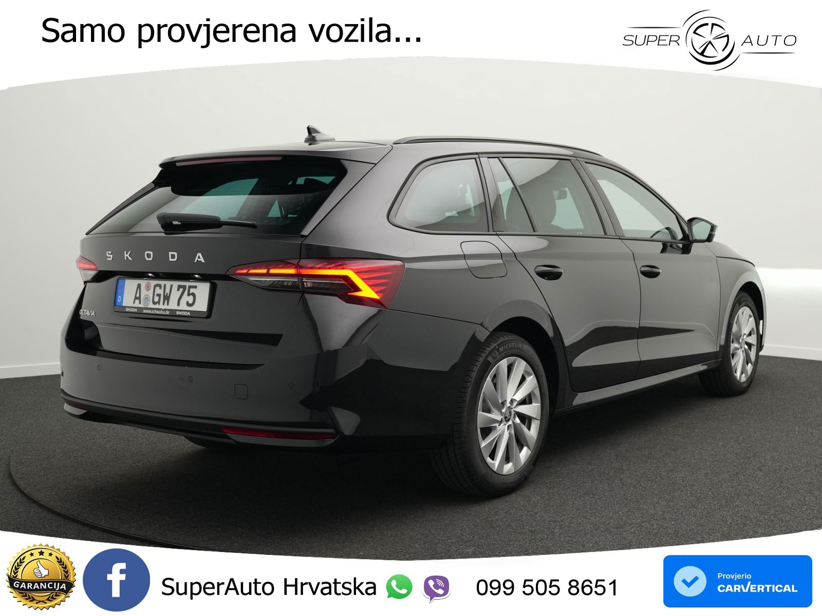 Škoda Octavia Combi 2.0 TDI (150 KS) DSG Selection LED+GR SJED+ACC