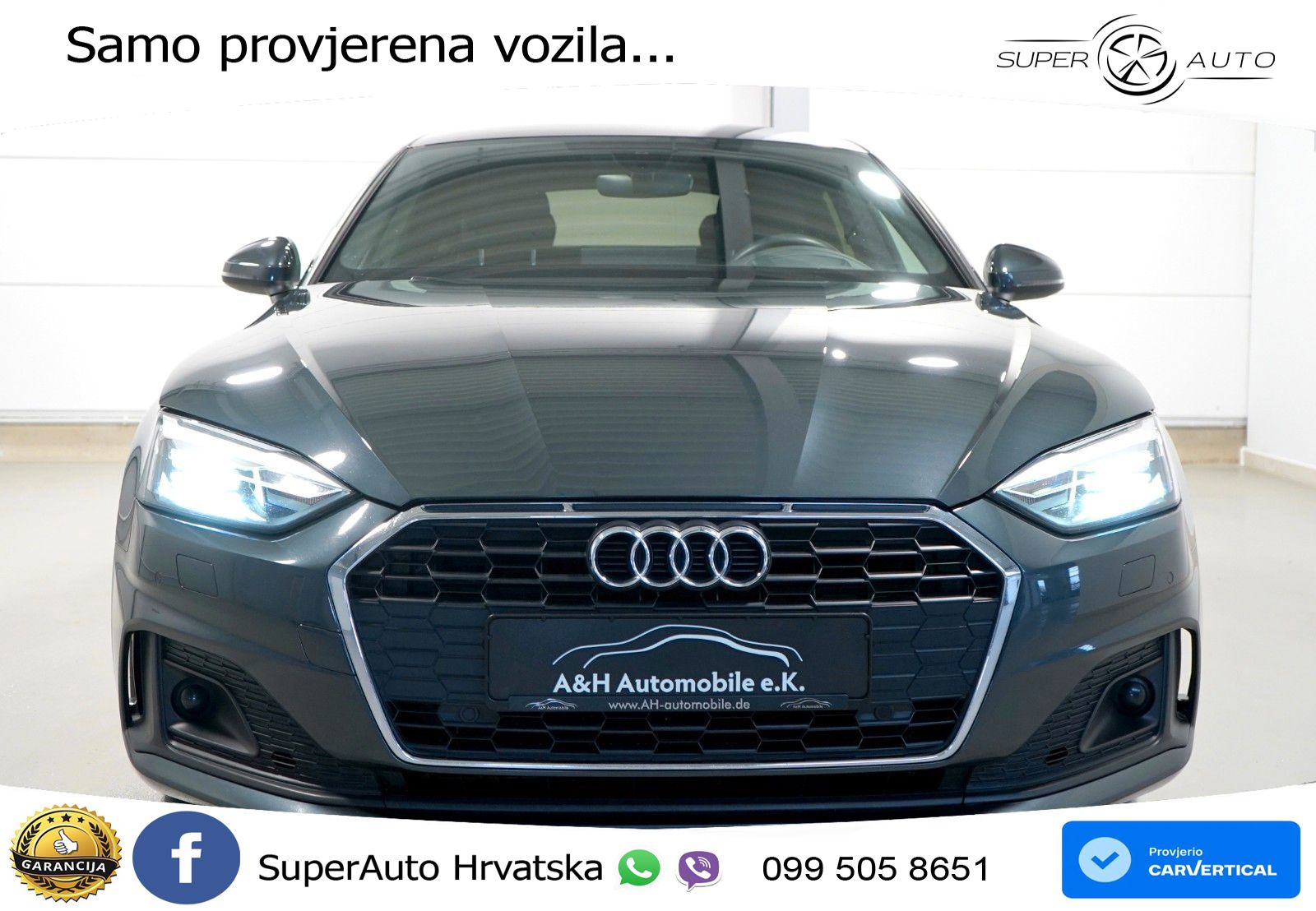 Audi A5 Sportback 40 TDI (204 KS) S tronic LED+GR SJED+ACC
