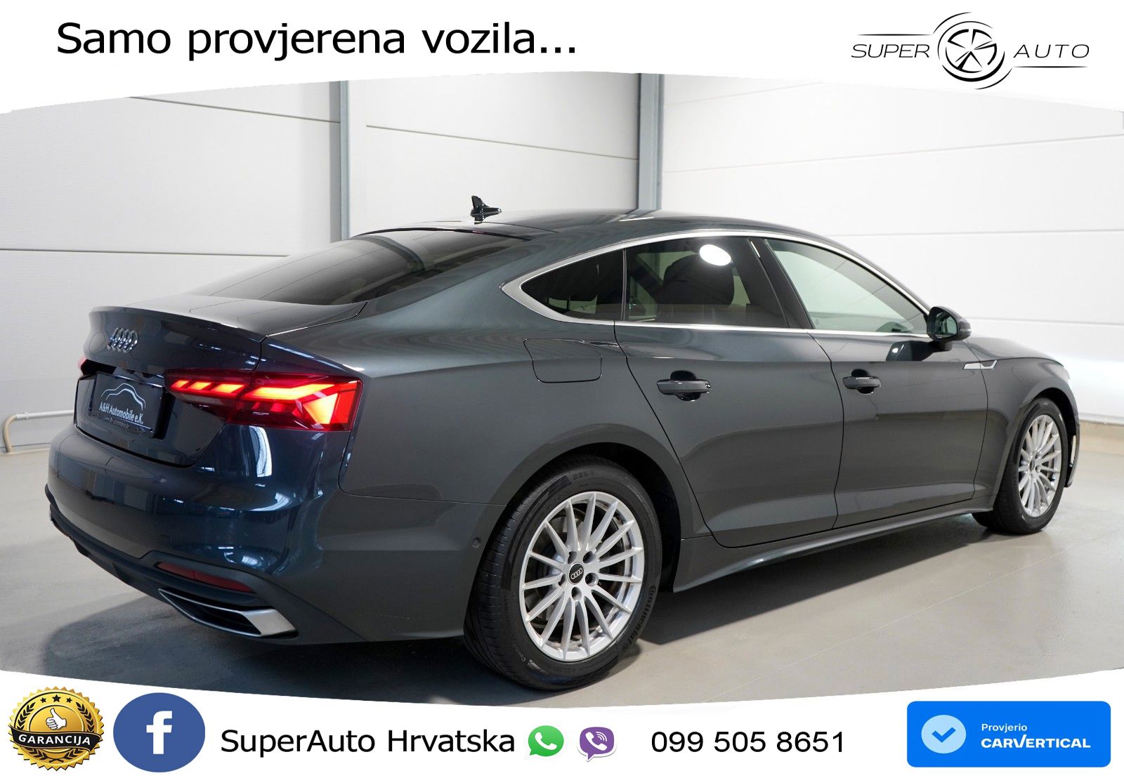 Audi A5 Sportback 40 TDI (204 KS) S tronic LED+GR SJED+ACC