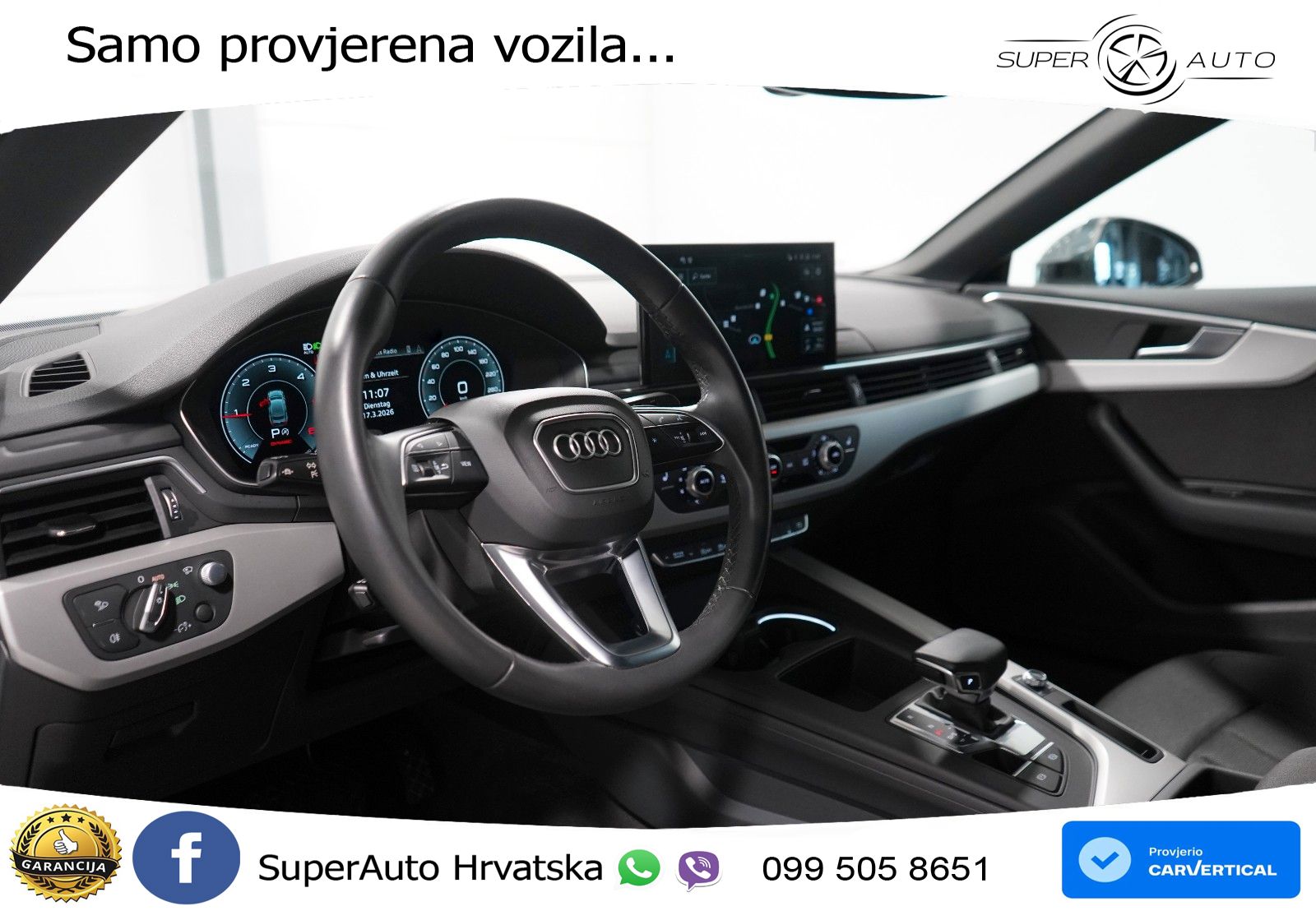 Audi A5 Sportback 40 TDI (204 KS) S tronic LED+GR SJED+ACC