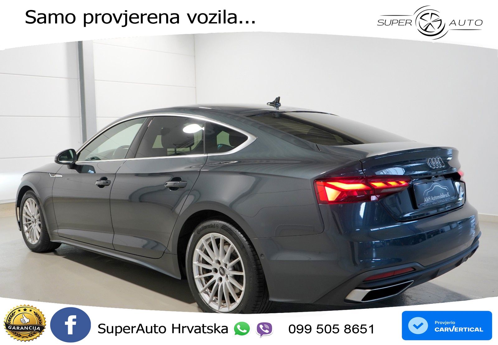 Audi A5 Sportback 40 TDI (204 KS) S tronic LED+GR SJED+ACC