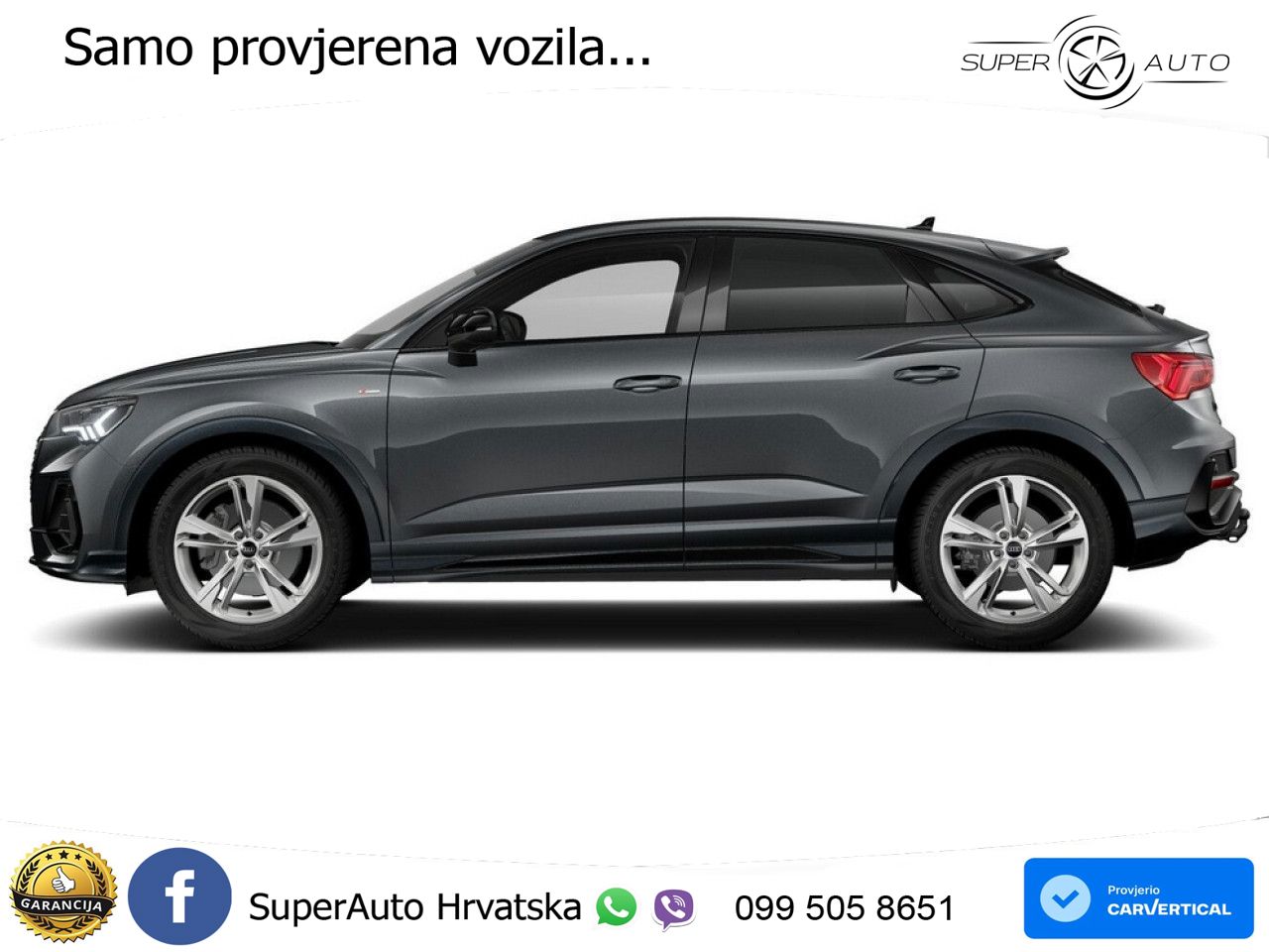 Audi Q3 II Sportback 40 TFSI (190 KS) quattro S tronic S line MATRIX+GR SJED+KAM
