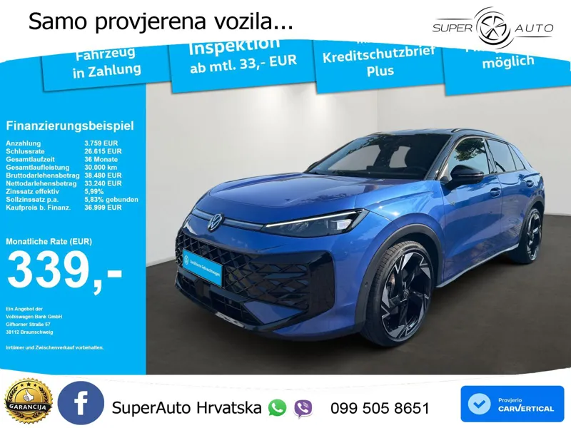 Volkswagen T-Roc 1.5 eTSI (150 KS)  DSG MATRIX+GR SJED+KAM