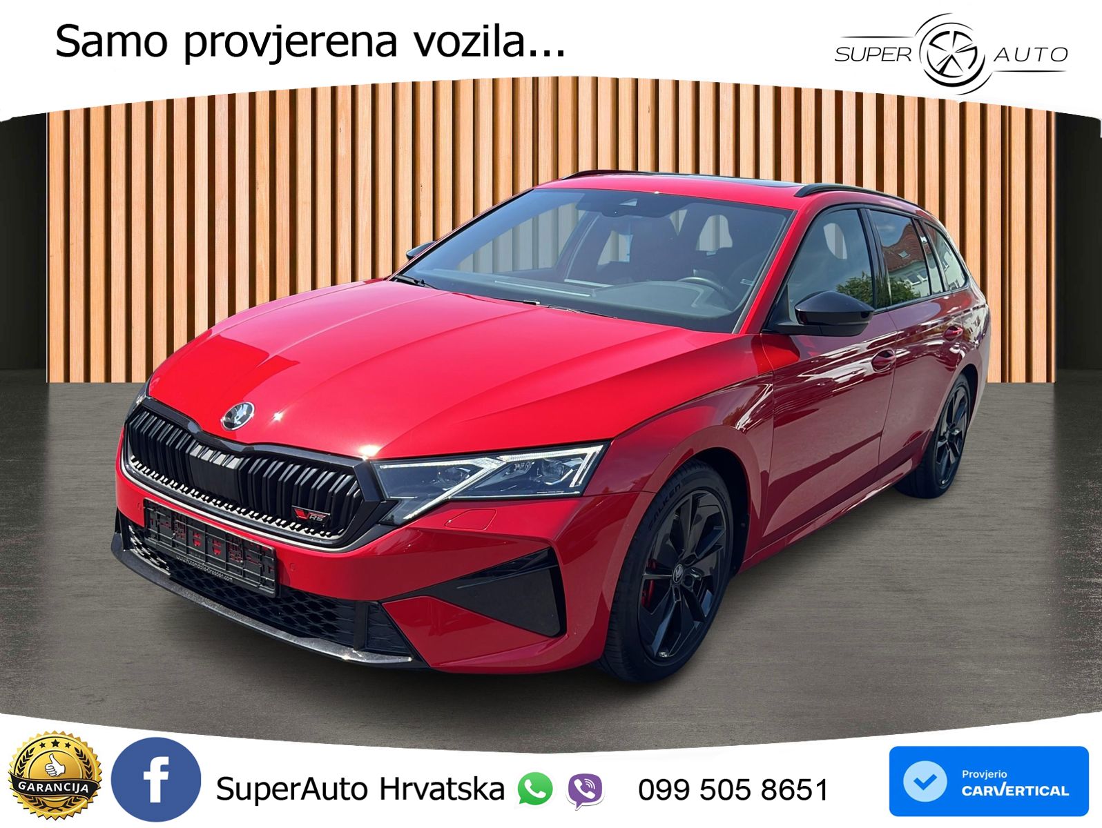 Škoda Octavia Combi RS 2.0 TSI (265 KS) DSG MATRIX+GR SJED+KAM