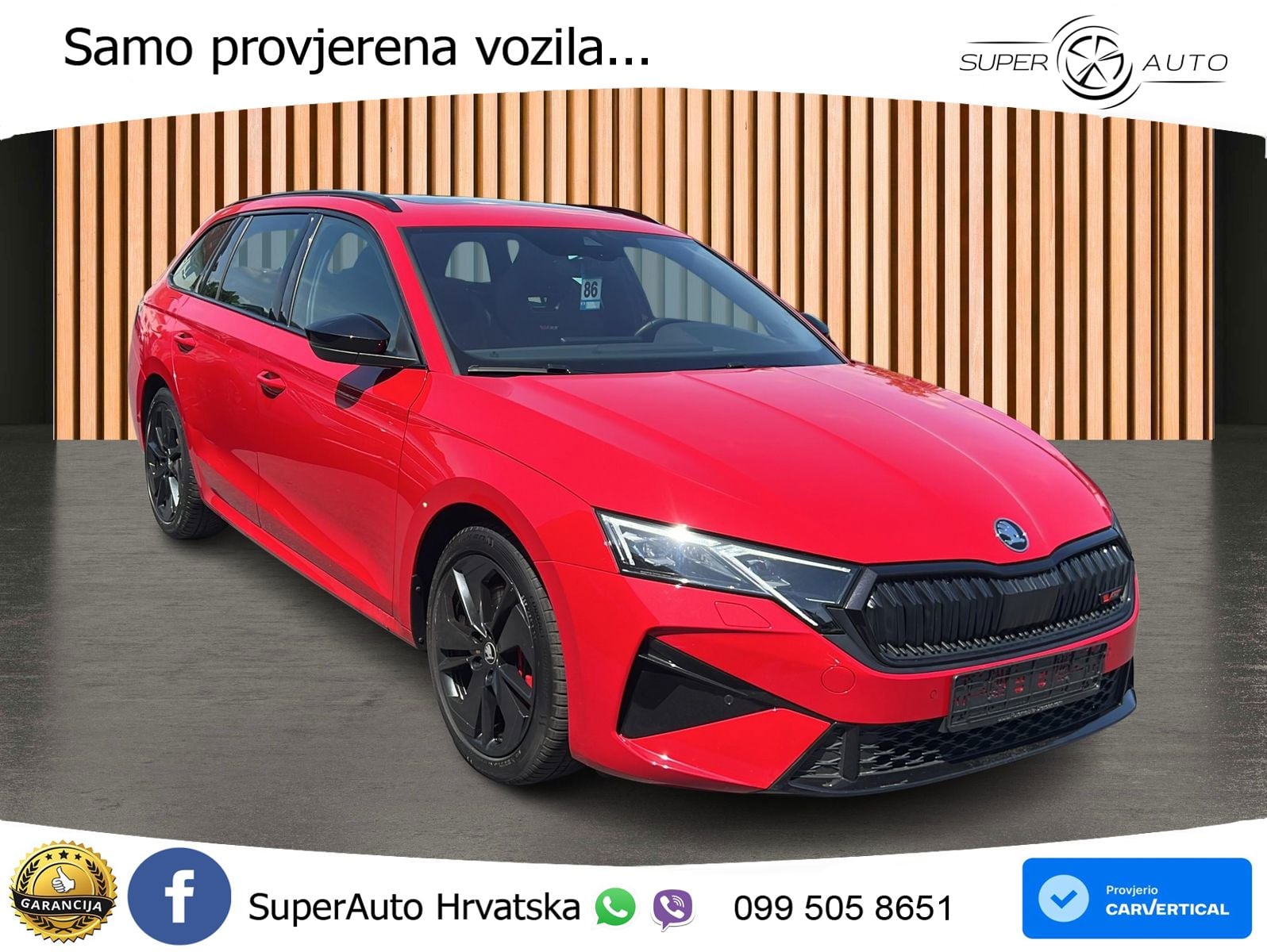 Škoda Octavia Combi RS 2.0 TSI (265 KS) DSG MATRIX+GR SJED+KAM