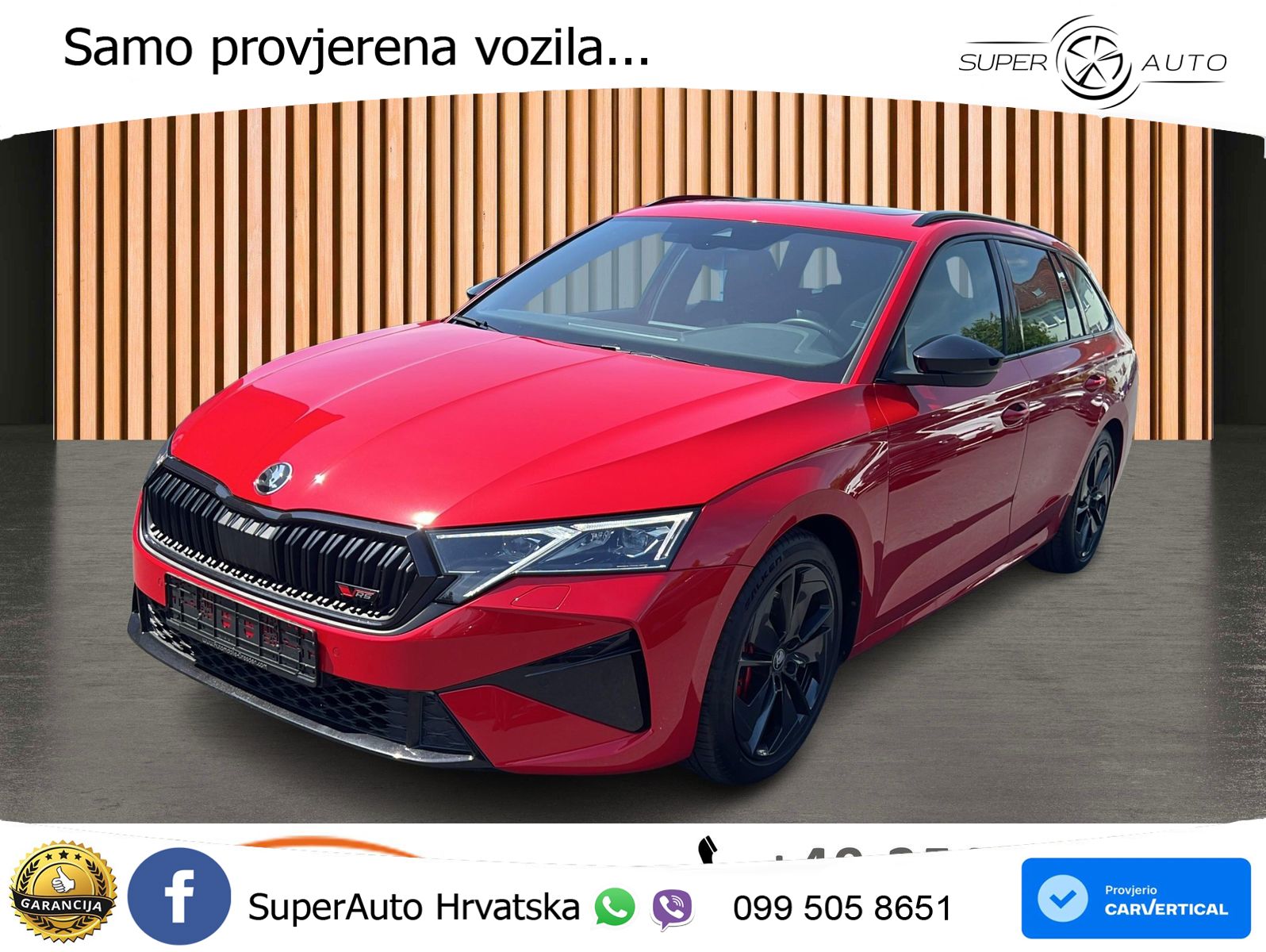 Škoda Octavia Combi RS 2.0 TSI (265 KS) DSG MATRIX+GR SJED+KAM