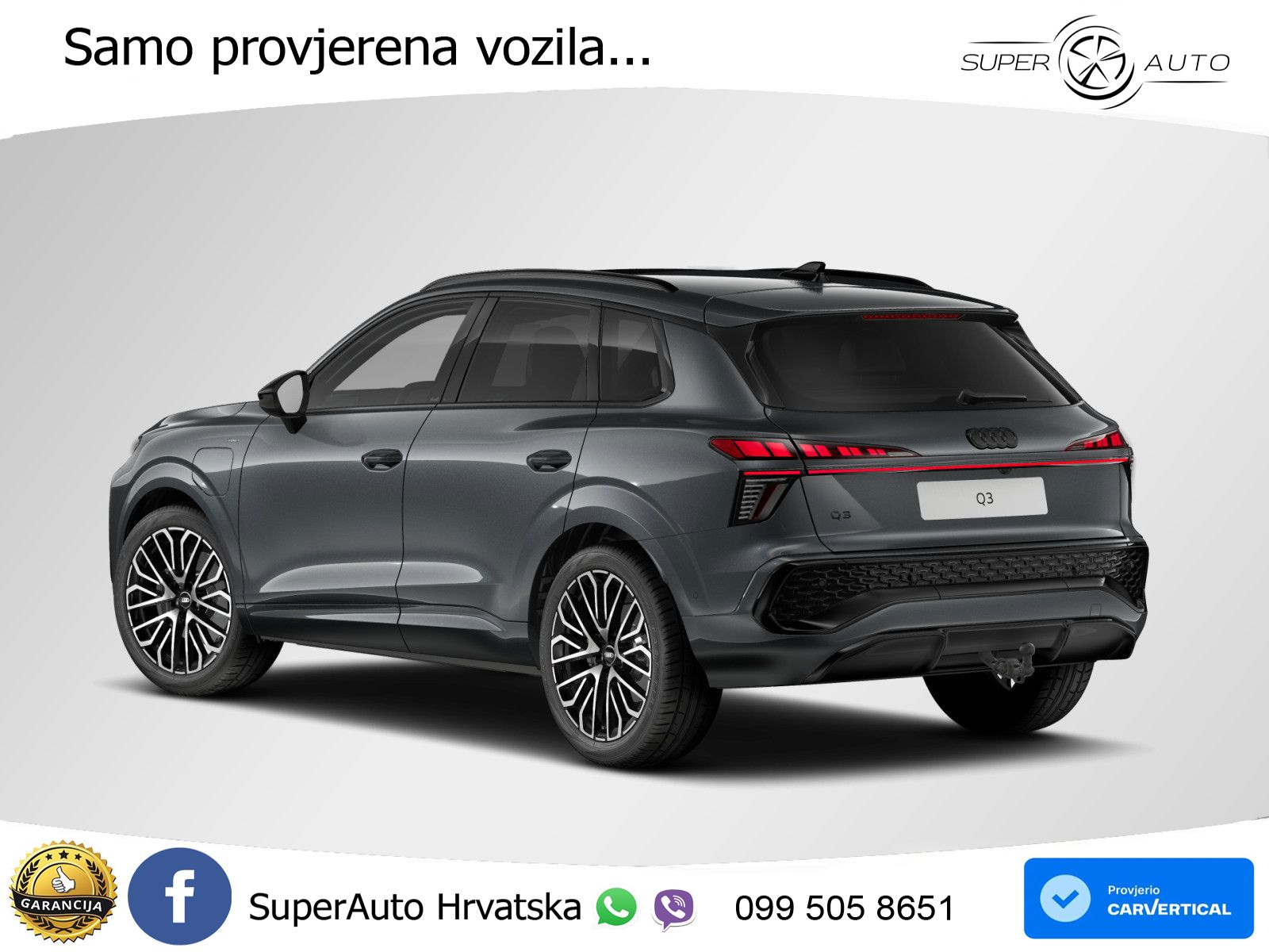 Audi Q3 1.5 TFSIe (272 KS) S tronic S line LED+GR SJED+ACC