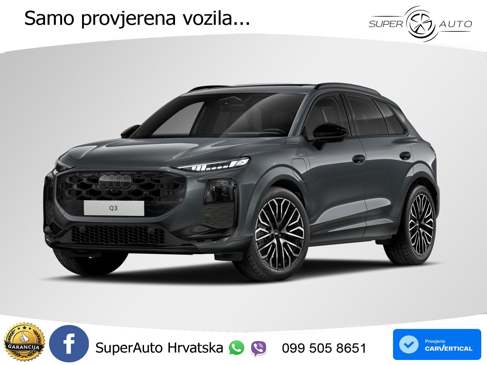 Audi Q3 1.5 TFSIe (272 KS) S tronic S line LED+GR SJED+ACC