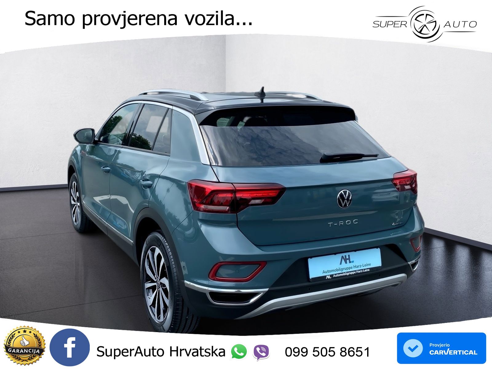 Volkswagen T-Roc I 2.0 TDI (150 KS) DSG LED+GR SJED+ACC