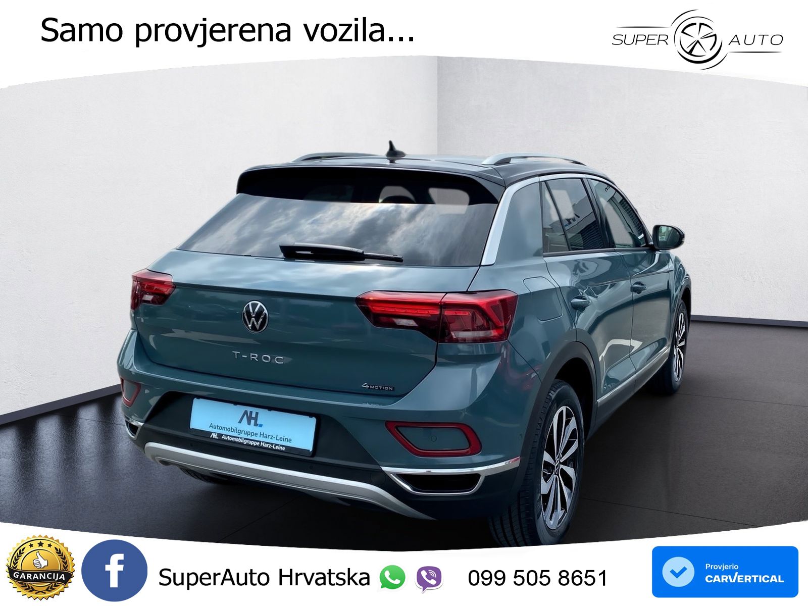 Volkswagen T-Roc I 2.0 TDI (150 KS) DSG LED+GR SJED+ACC