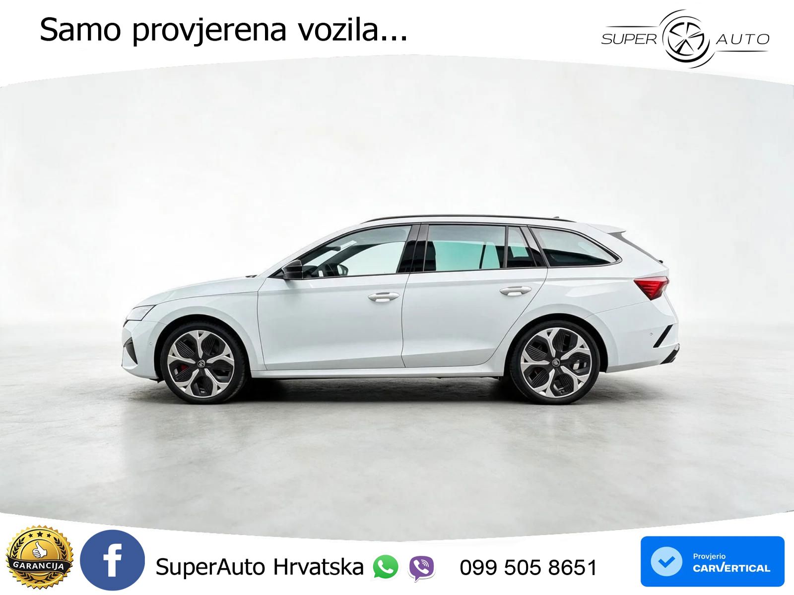 Škoda Octavia Combi RS 2.0 TSI (265 KS) DSG MATRIX+GR SJED+KAM