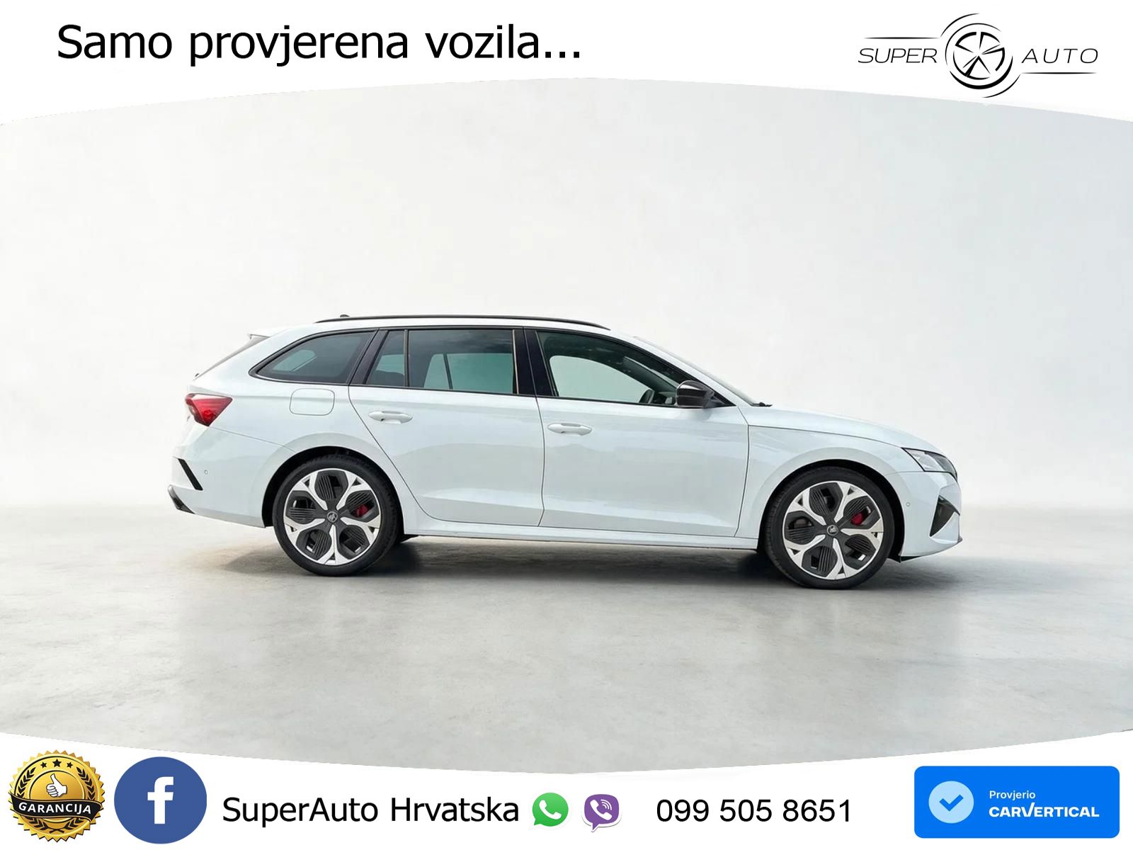 Škoda Octavia Combi RS 2.0 TSI (265 KS) DSG MATRIX+GR SJED+KAM