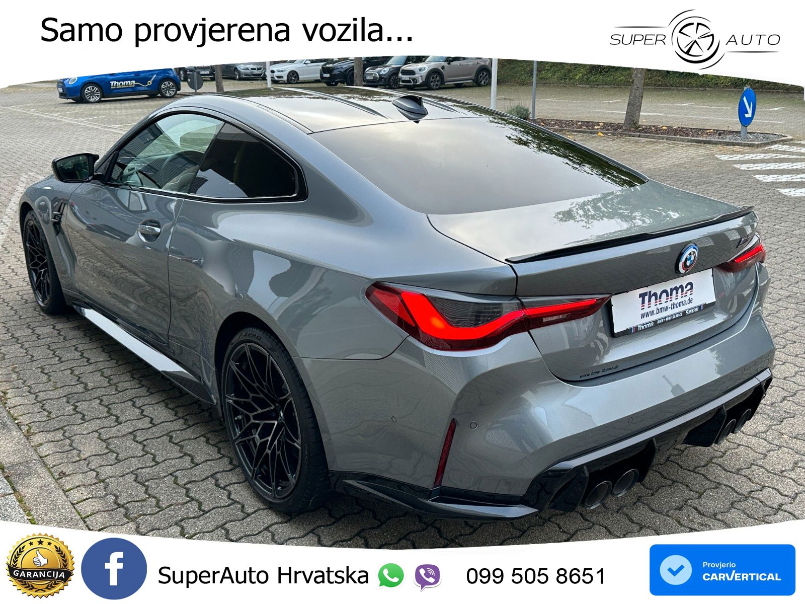 BMW M4 Competition 3.0 (510 KS) Steptronic LED+GR SJED+ACC