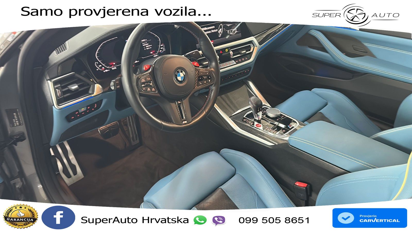 BMW M4 Competition 3.0 (510 KS) Steptronic LED+GR SJED+ACC