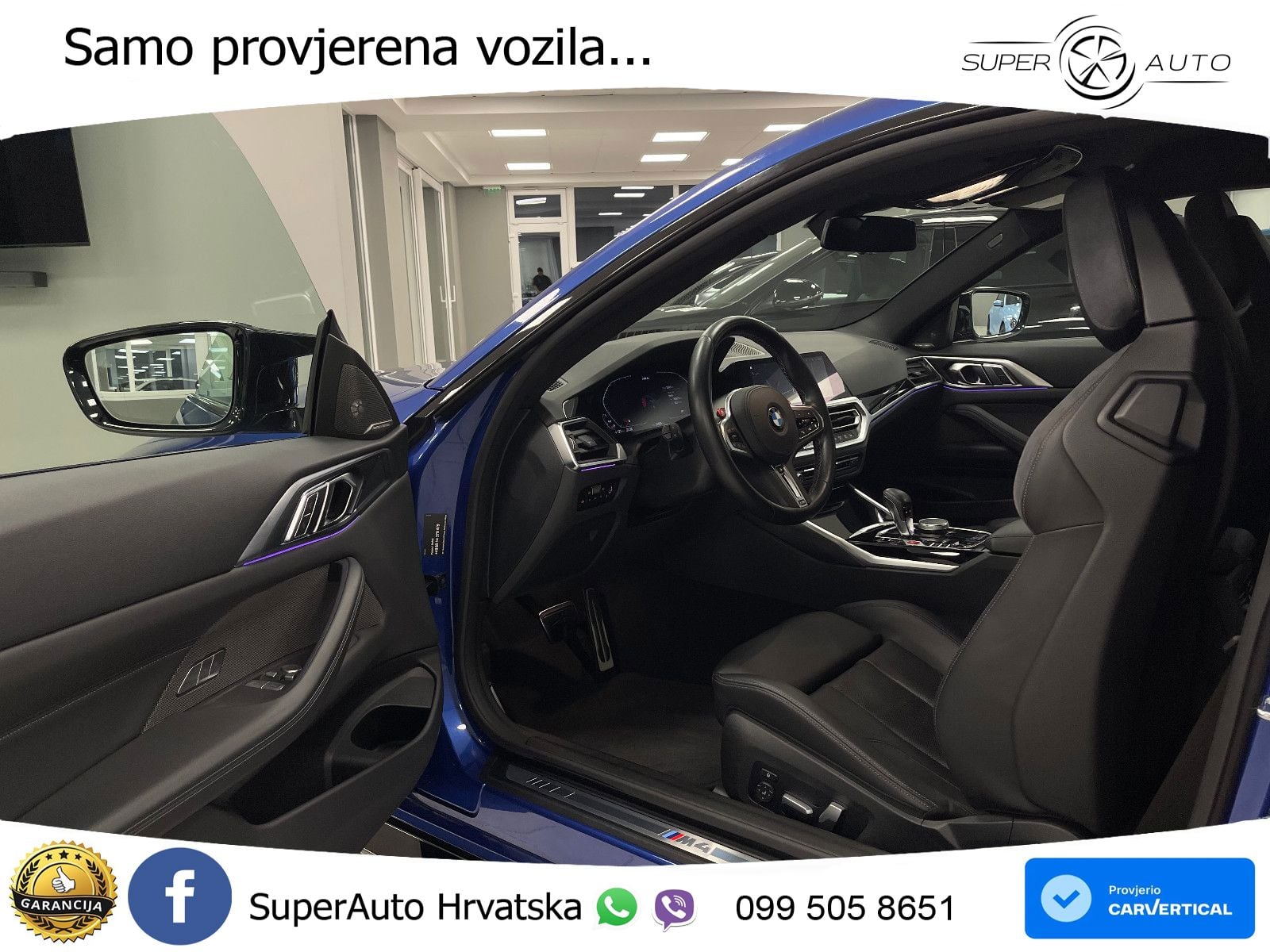 BMW M4 Competition 3.0 (510 KS) Steptronic LED+GR SJED+ACC
