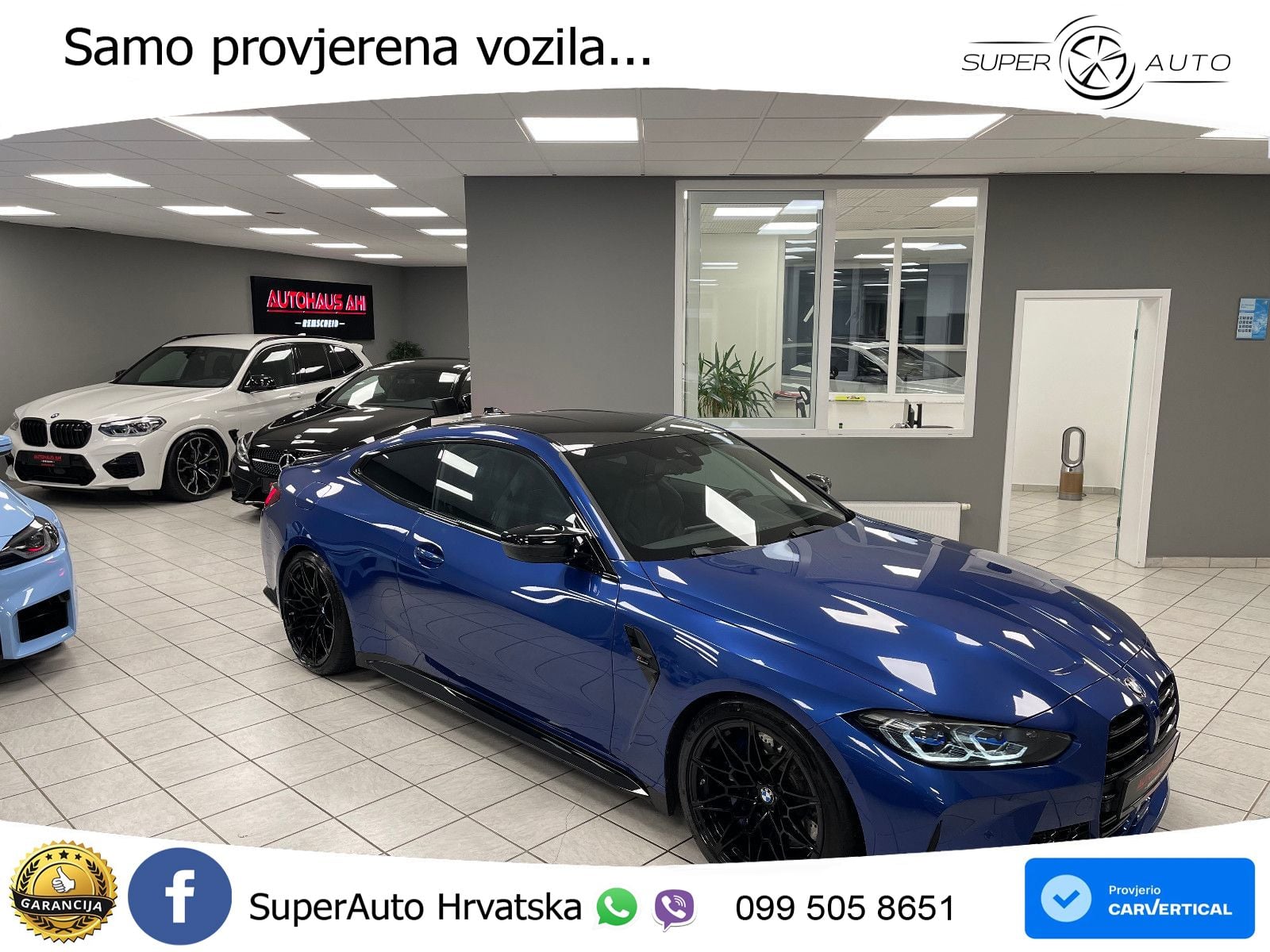 BMW M4 Competition 3.0 (510 KS) Steptronic LED+GR SJED+ACC