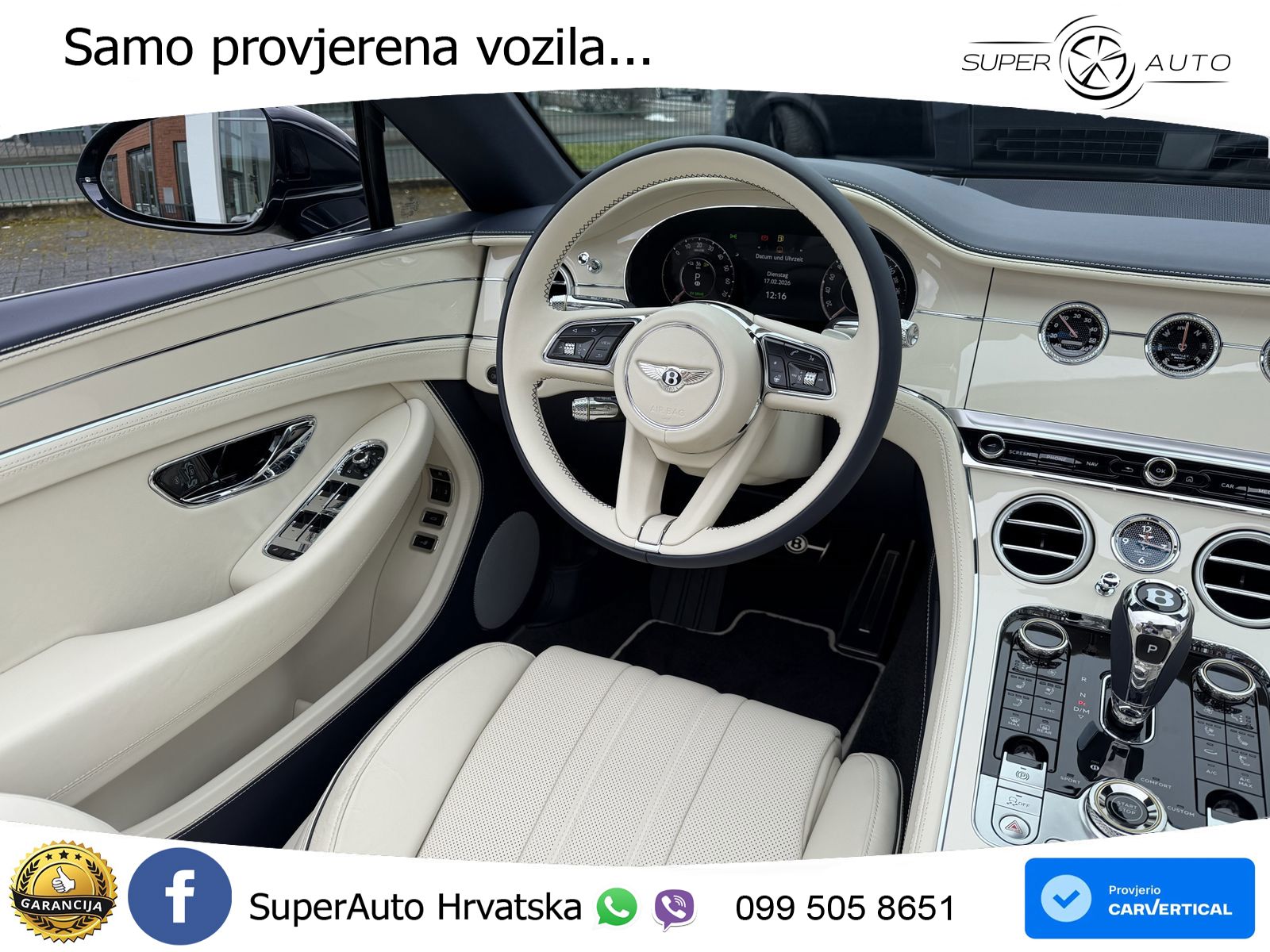 Bentley Continental GTC IV 4.0 V8 TFSi (680 KS) AWD DCT ZRAČNI+ACC+GR SJED+KAM+PANO