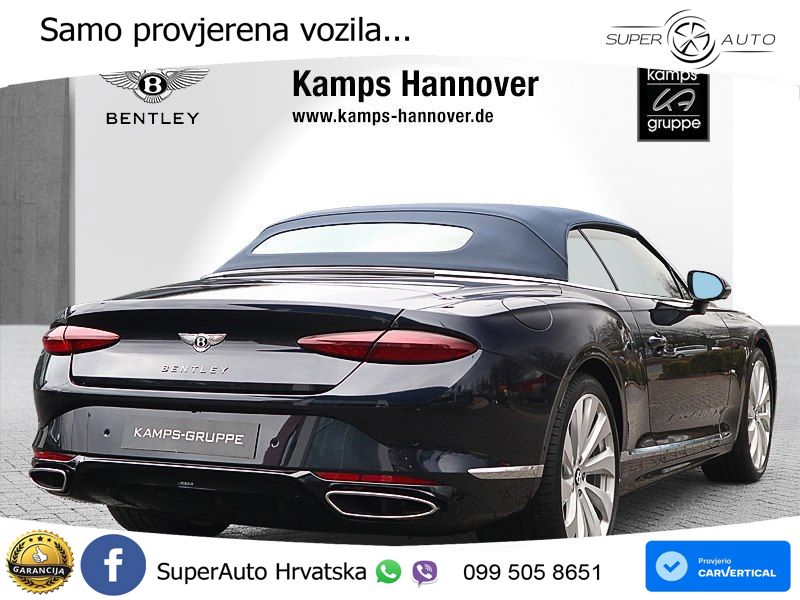 Bentley Continental GTC IV 4.0 V8 TFSi (680 KS) AWD DCT ZRAČNI+ACC+GR SJED+KAM+PANO