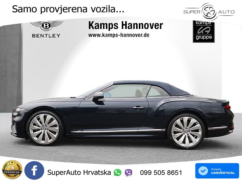 Bentley Continental GTC IV 4.0 V8 TFSi (680 KS) AWD DCT ZRAČNI+ACC+GR SJED+KAM+PANO