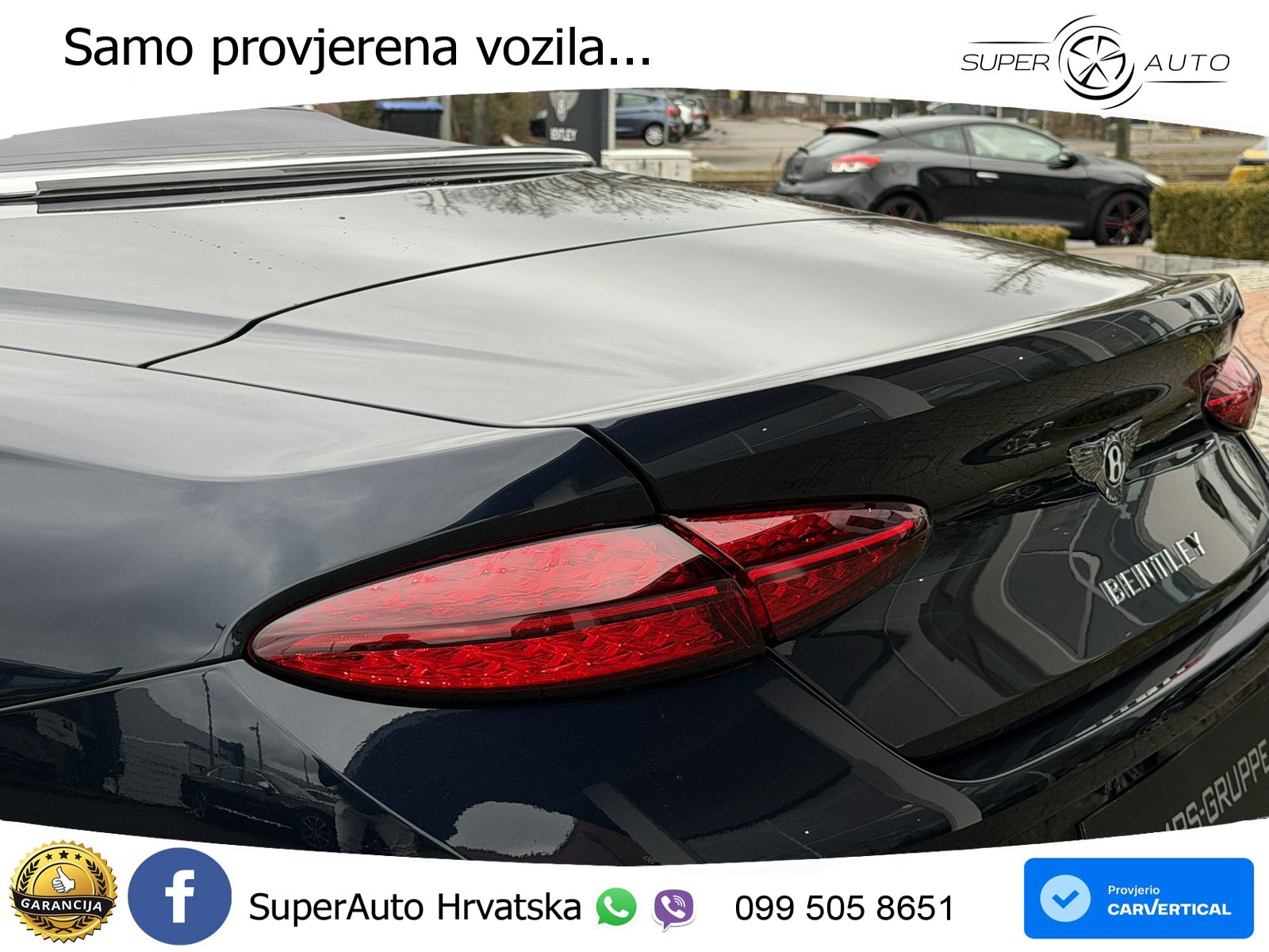 Bentley Continental GTC IV 4.0 V8 TFSi (680 KS) AWD DCT ZRAČNI+ACC+GR SJED+KAM+PANO