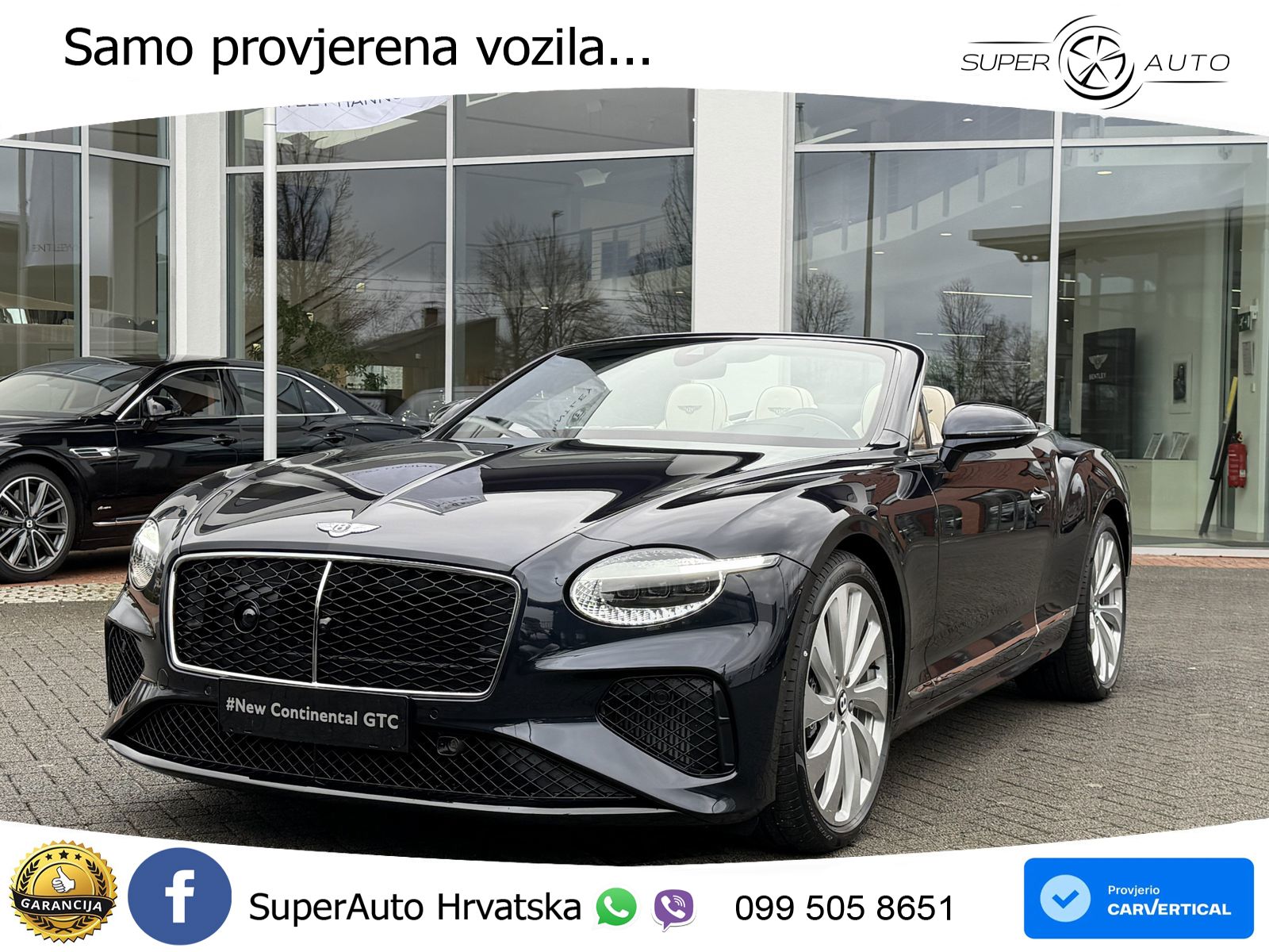 Bentley Continental GTC IV 4.0 V8 TFSi (680 KS) AWD DCT ZRAČNI+ACC+GR SJED+KAM+PANO