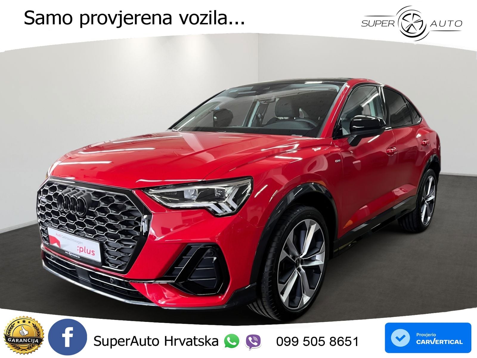 Audi Q3 Sportback 40 TDI (193 KS) quattro S tronic S line LED+GR SJED+ACC