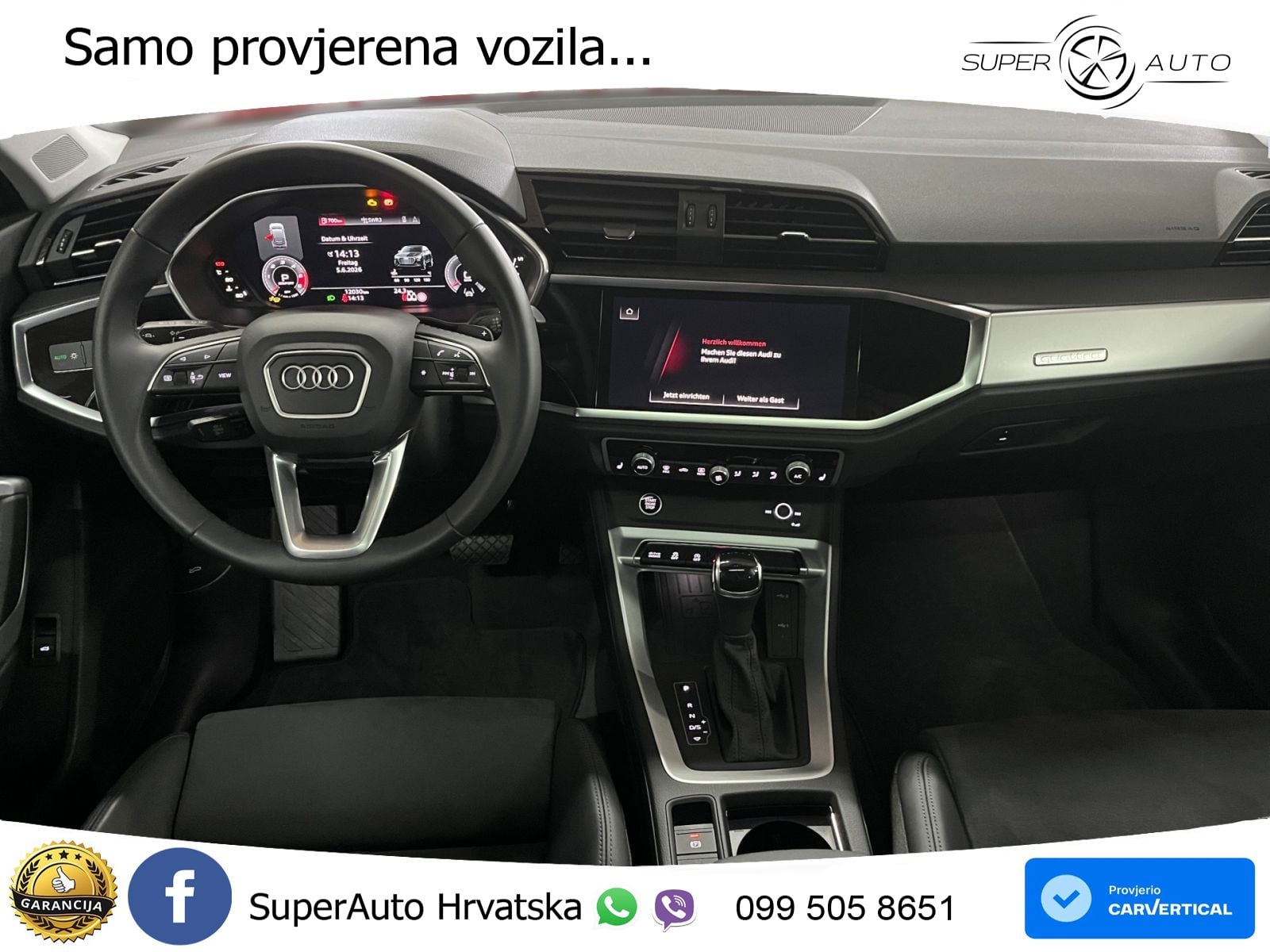 Audi Q3 Sportback 40 TDI (193 KS) quattro S tronic S line LED+GR SJED+ACC