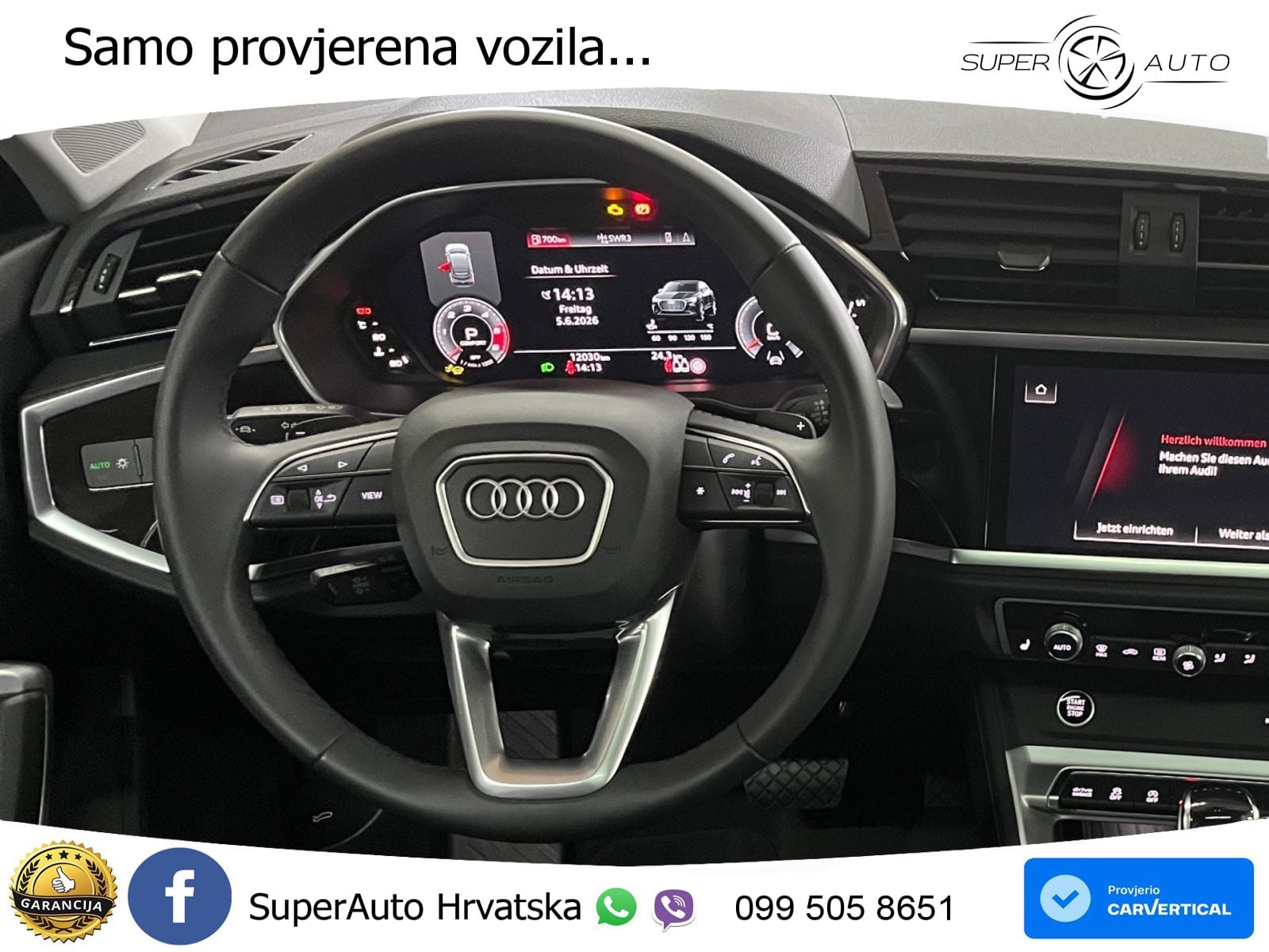 Audi Q3 Sportback 40 TDI (193 KS) quattro S tronic S line LED+GR SJED+ACC
