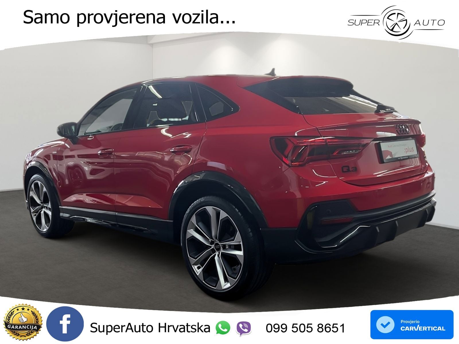 Audi Q3 Sportback 40 TDI (193 KS) quattro S tronic S line LED+GR SJED+ACC