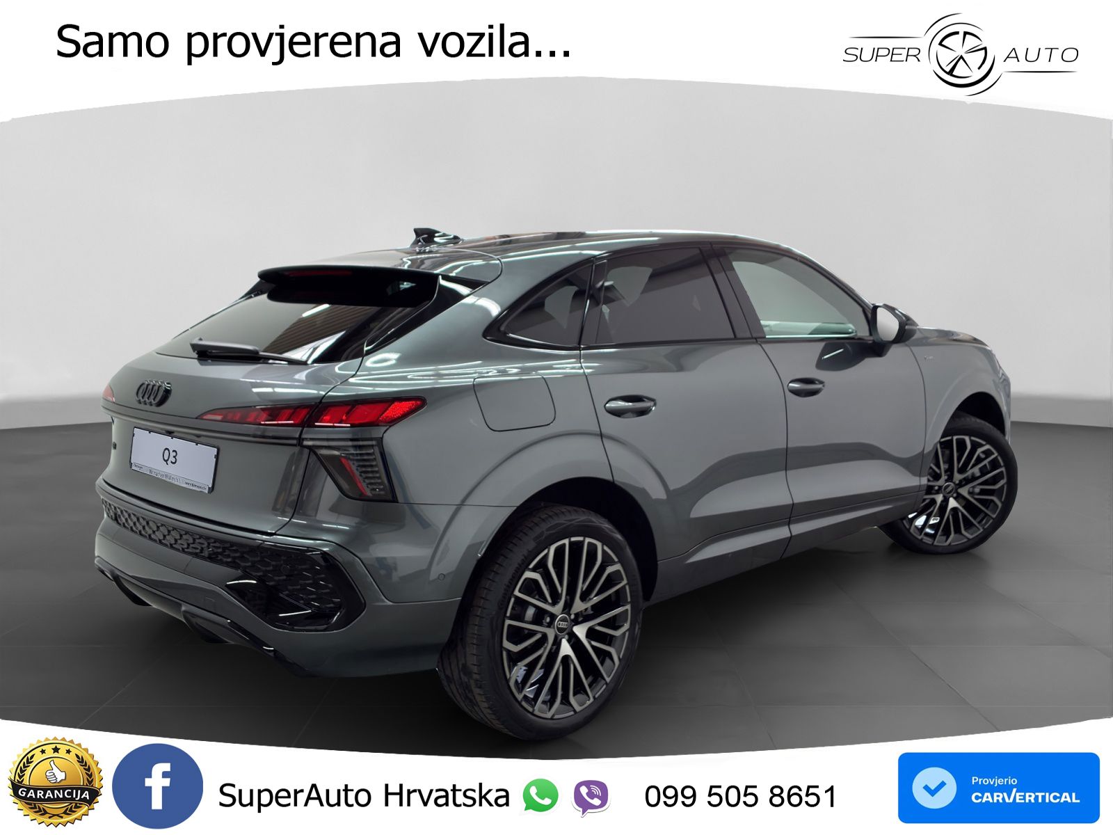 Audi Q3 Sportback 1.5 TFSIe (272 KS) S tronic 2x S line MATRIX+GR SJED+KAM