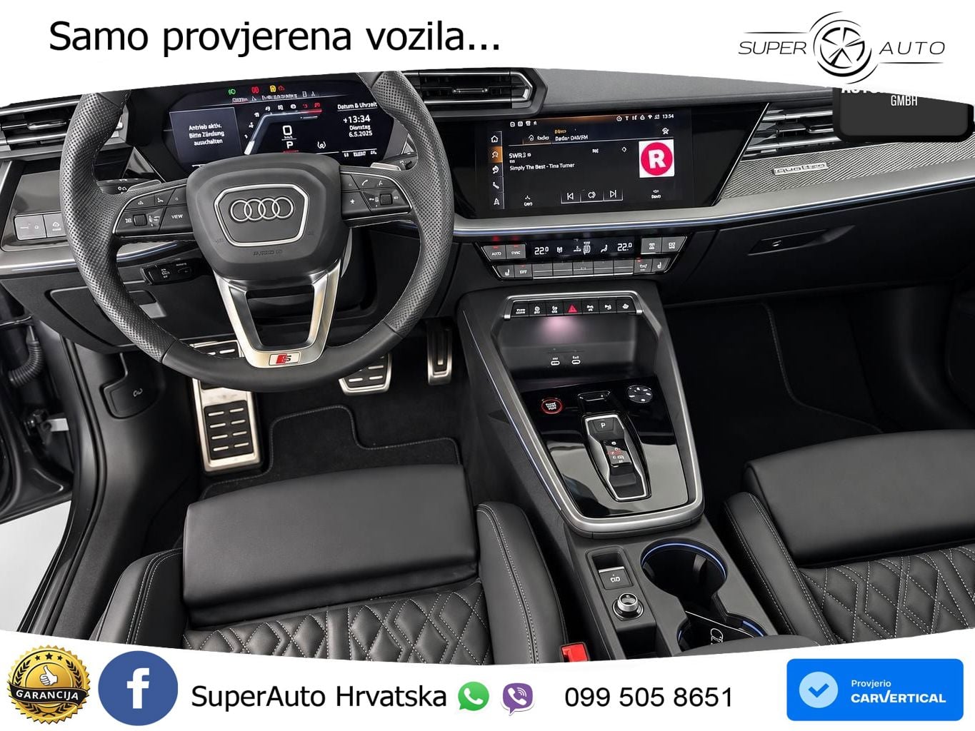 Audi S3 Limuzina 2.0 TFSI (333 KS) quattro S tronic MATRIX+GR SJED+KAM