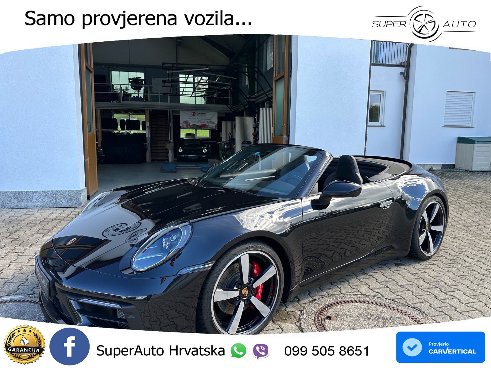 Porsche 911 Carrera 4S Cabriolet 3.0 (450 KS) PDK ZRAČNI+ACC+GR SJED+KAM